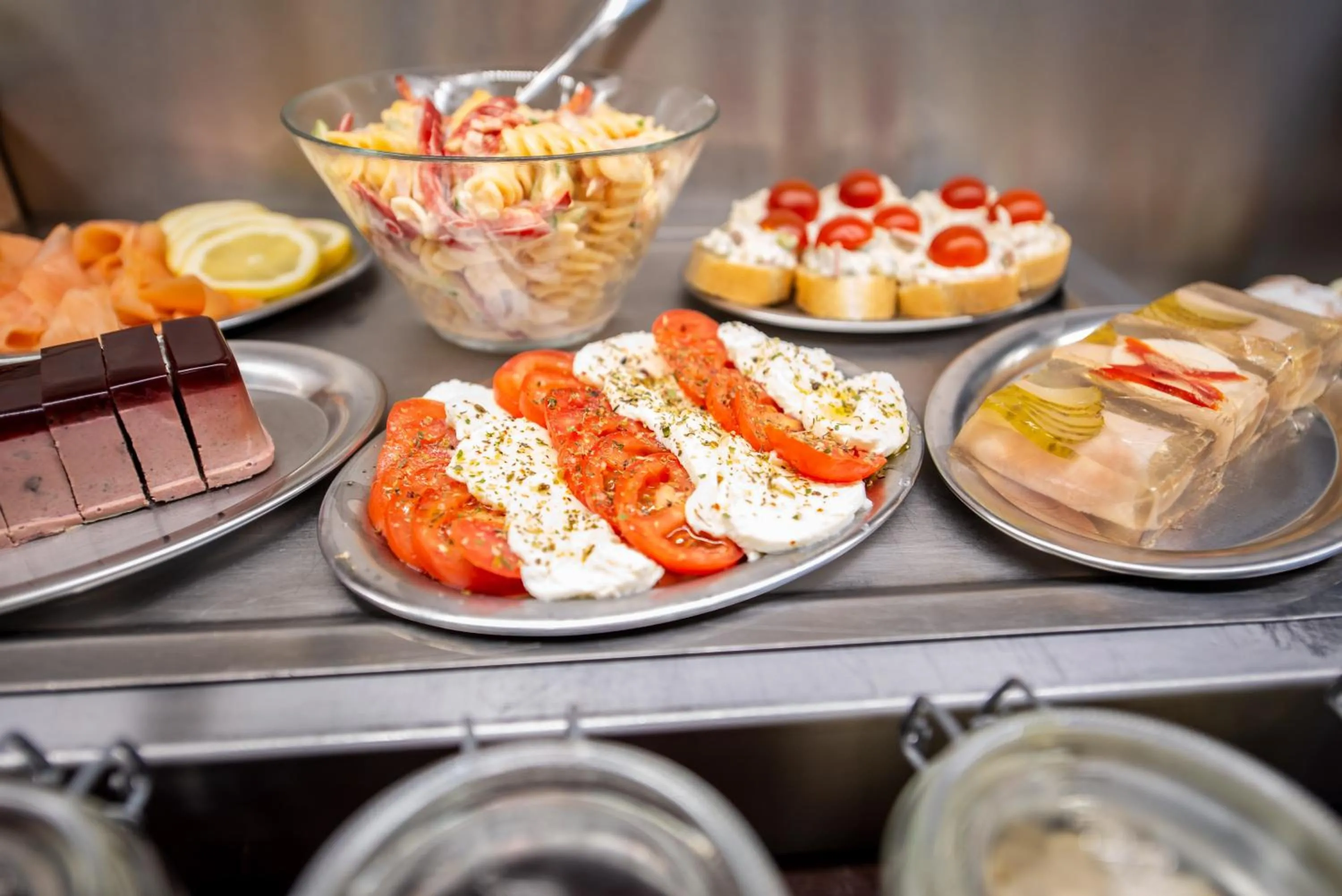 Continental breakfast in Hotel Villa EDEN