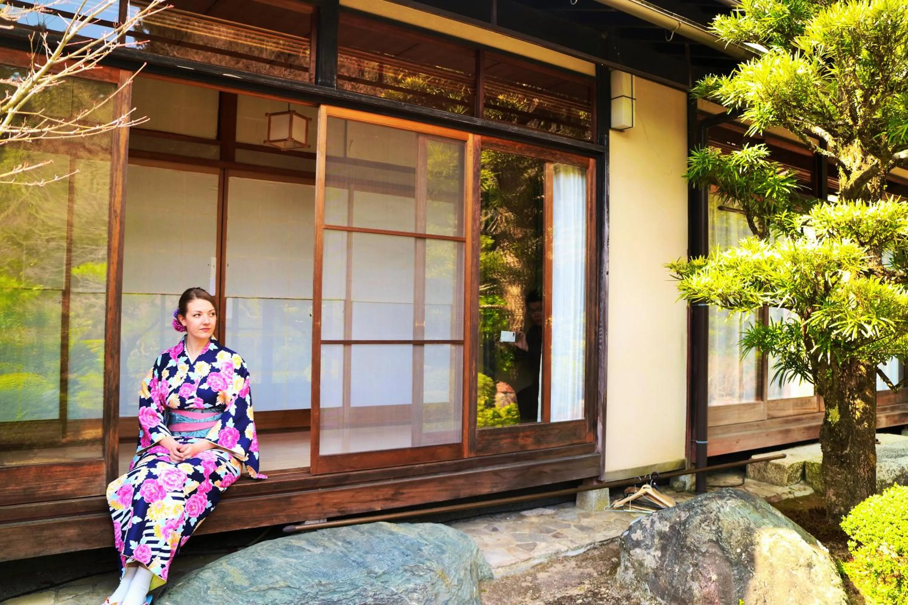 Garden in Ryokan Yamazaki