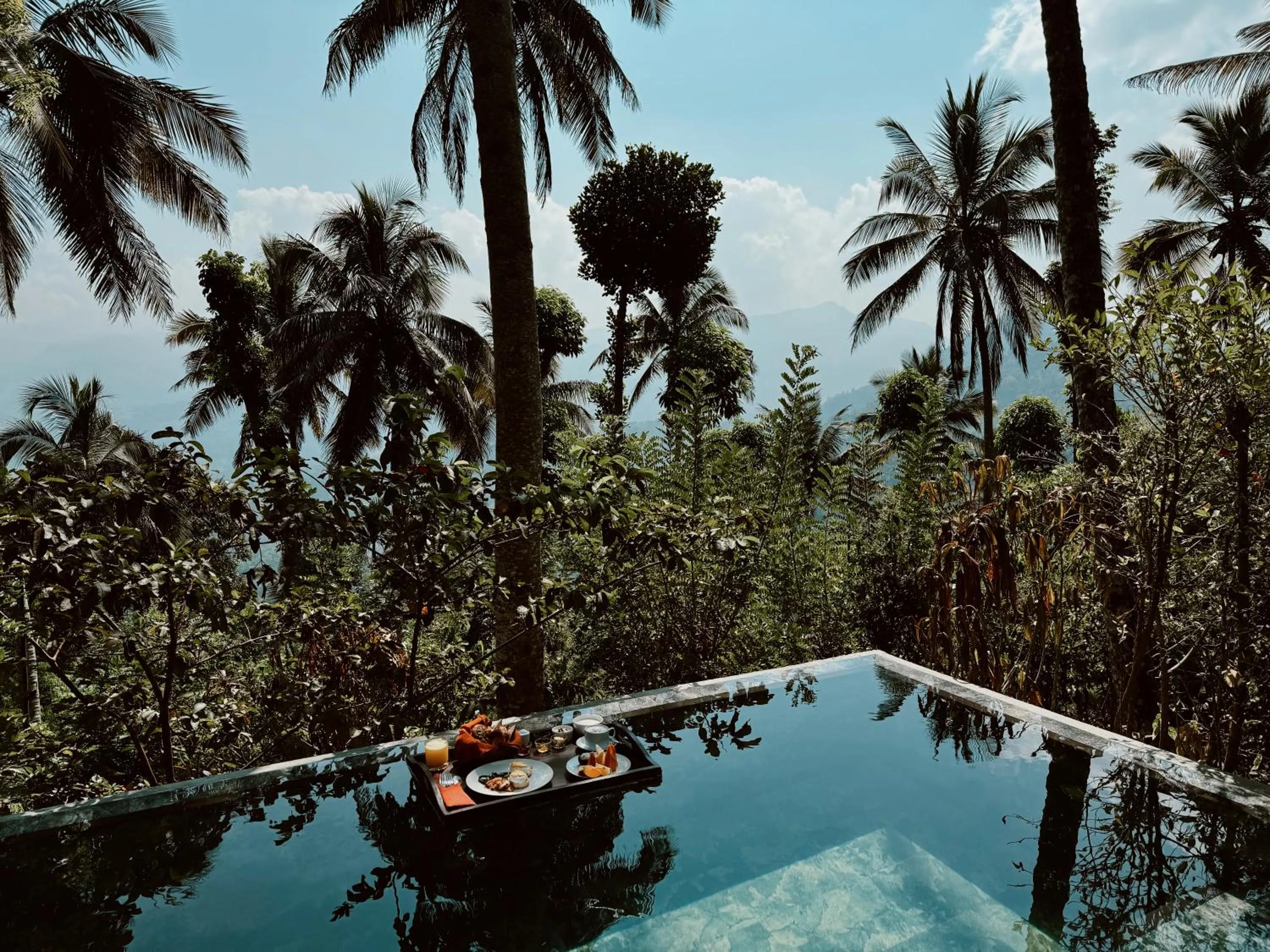 Pool view in Aarunya Nature Resort - Kandy