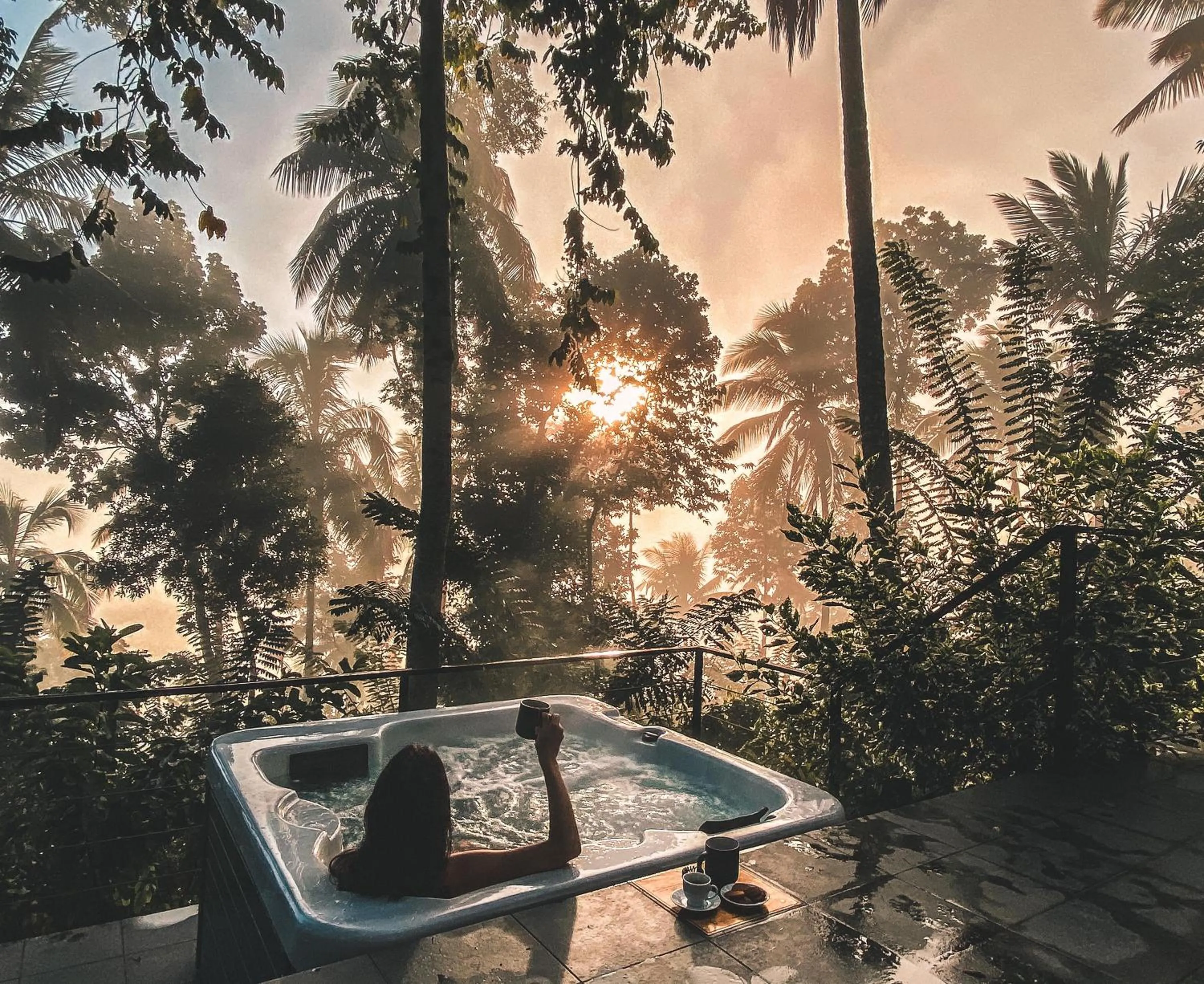 Garden view in Aarunya Nature Resort - Kandy