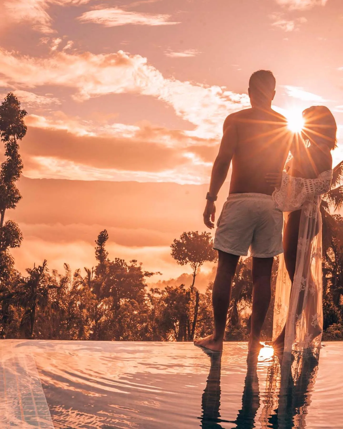 Pool view in Aarunya Nature Resort - Kandy