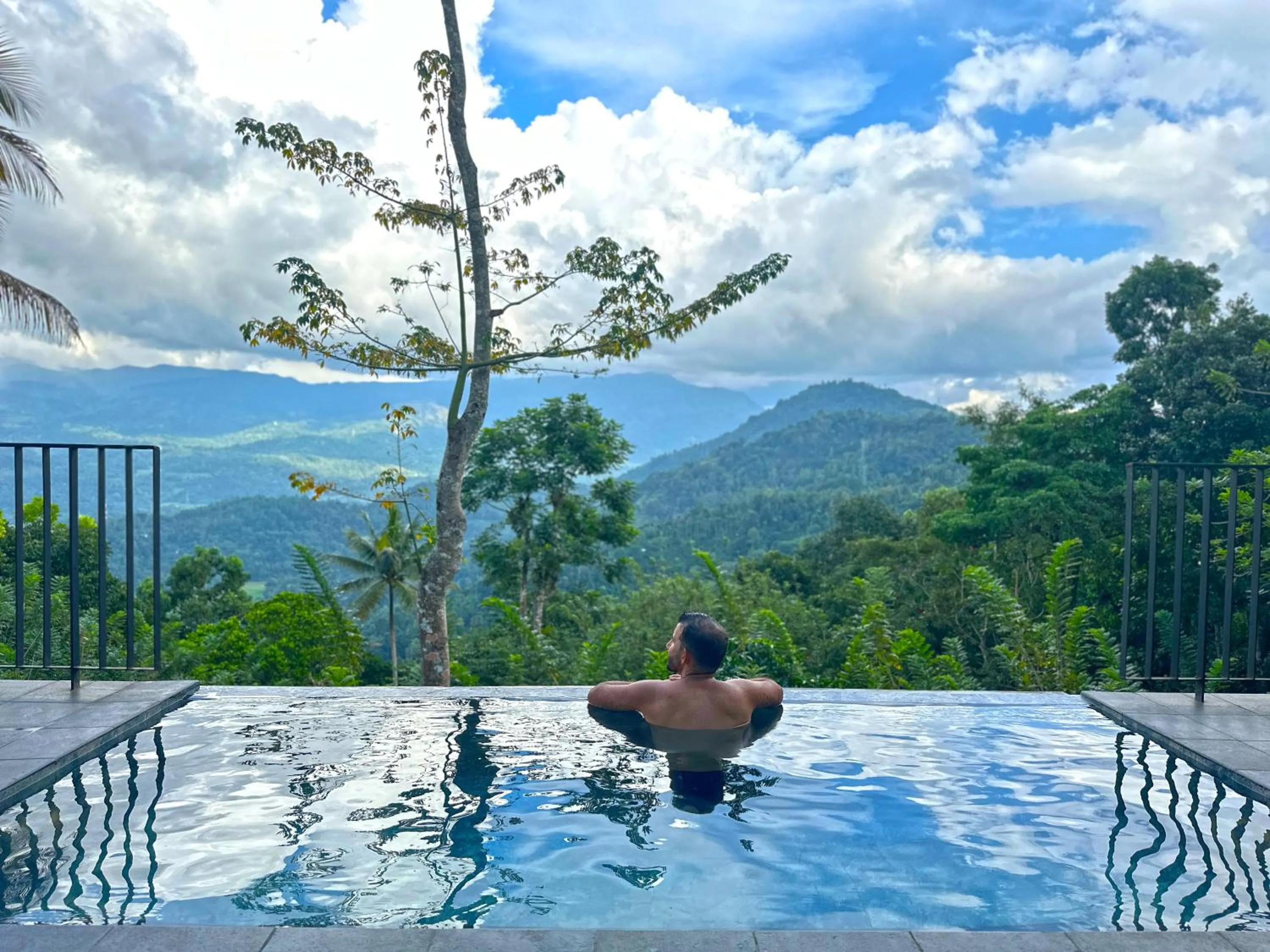 Pool view in Aarunya Nature Resort - Kandy
