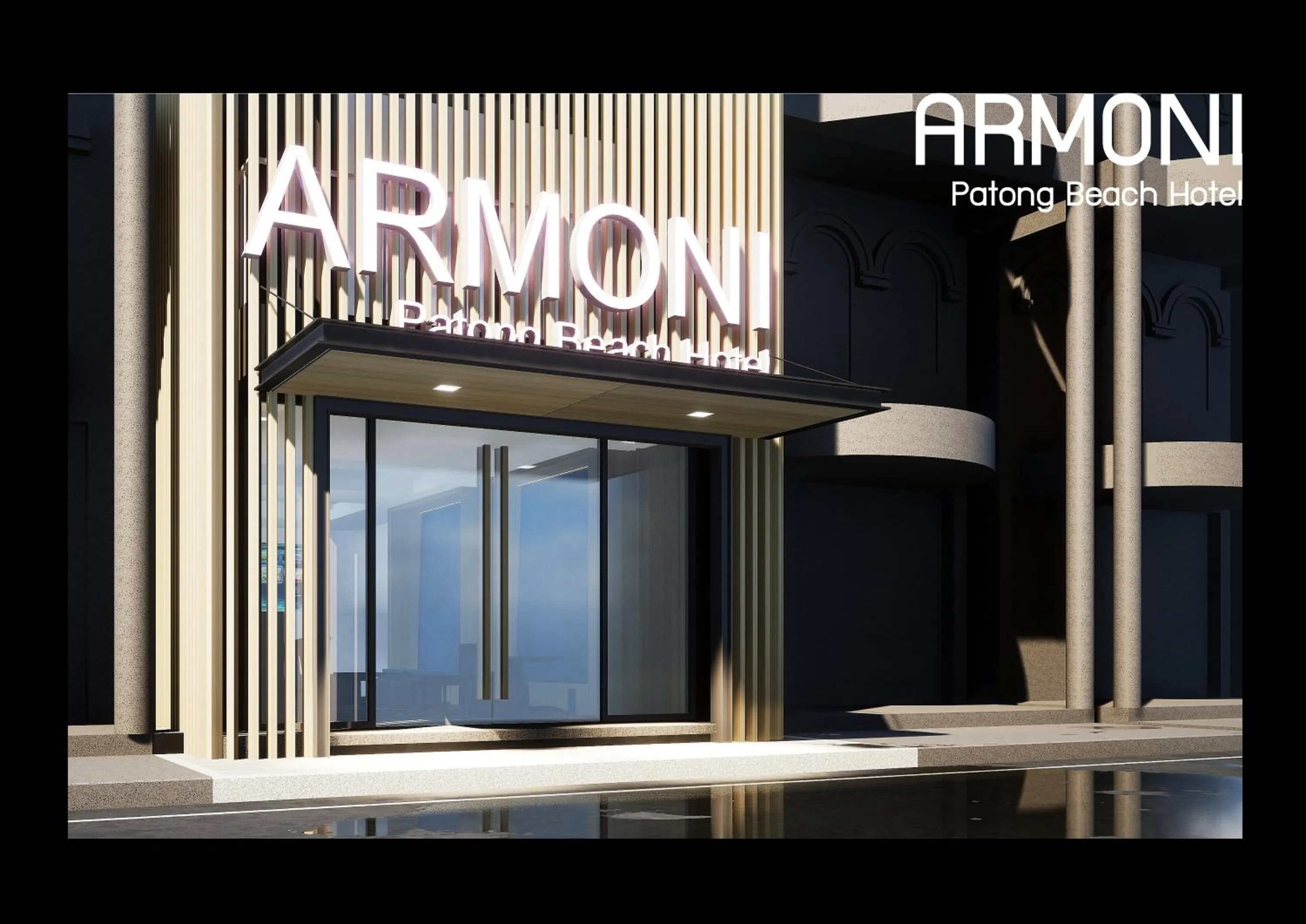 Facade/entrance in Armoni Patong Beach Hotel