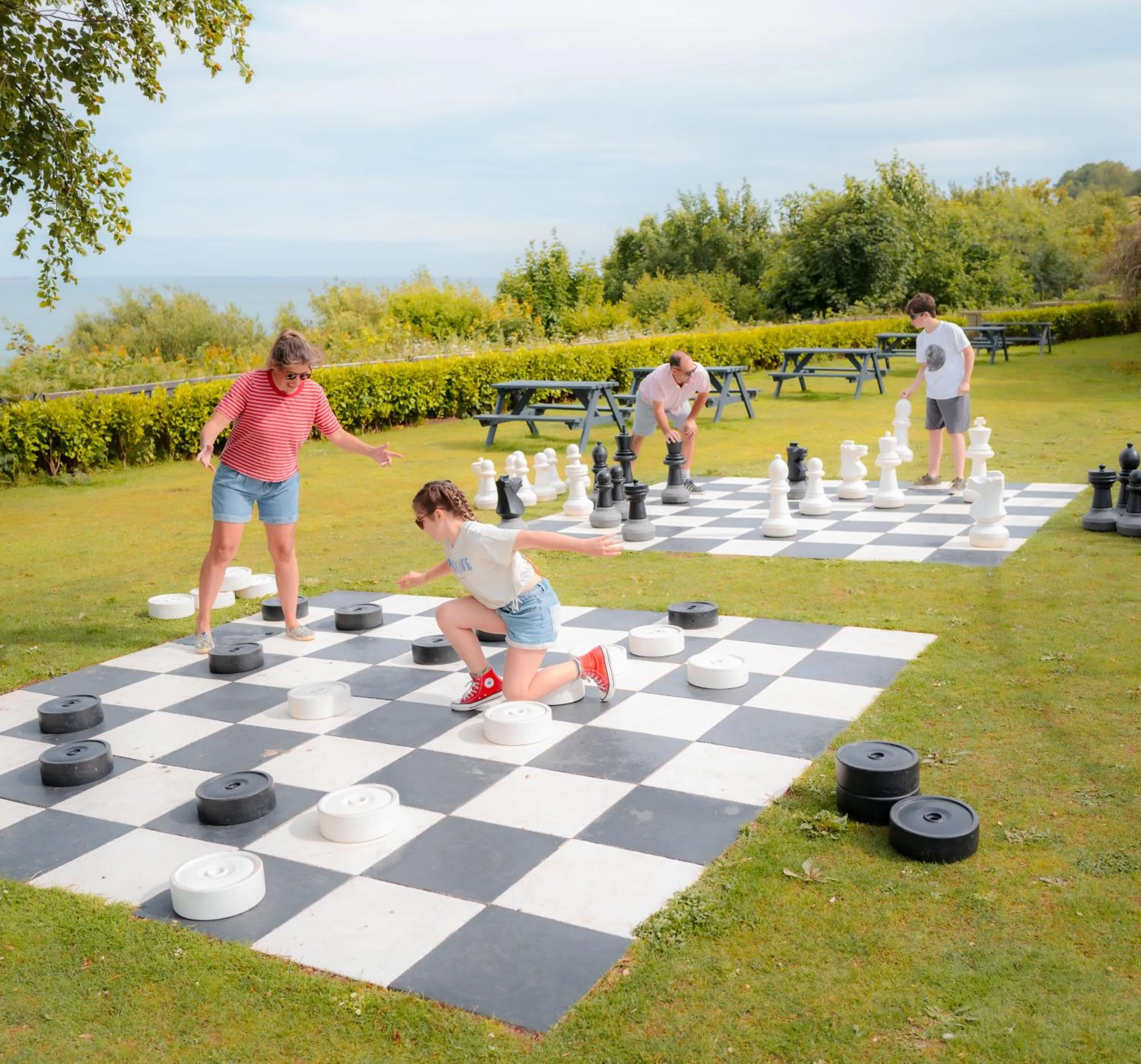 Children play ground in Luccombe Manor Country House Hotel