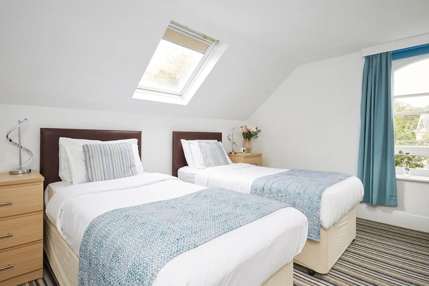 Bedroom, Bed in Luccombe Manor Country House Hotel