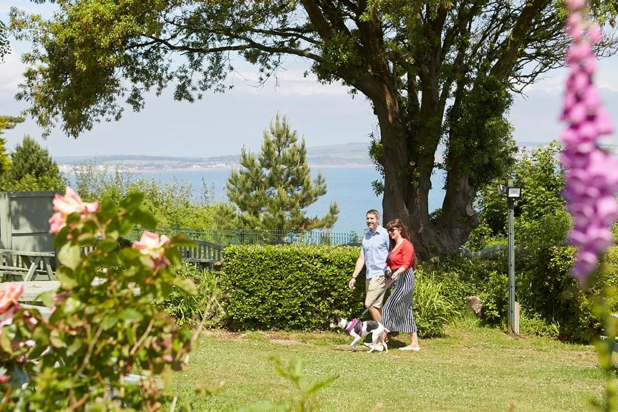 Garden in Luccombe Manor Country House Hotel