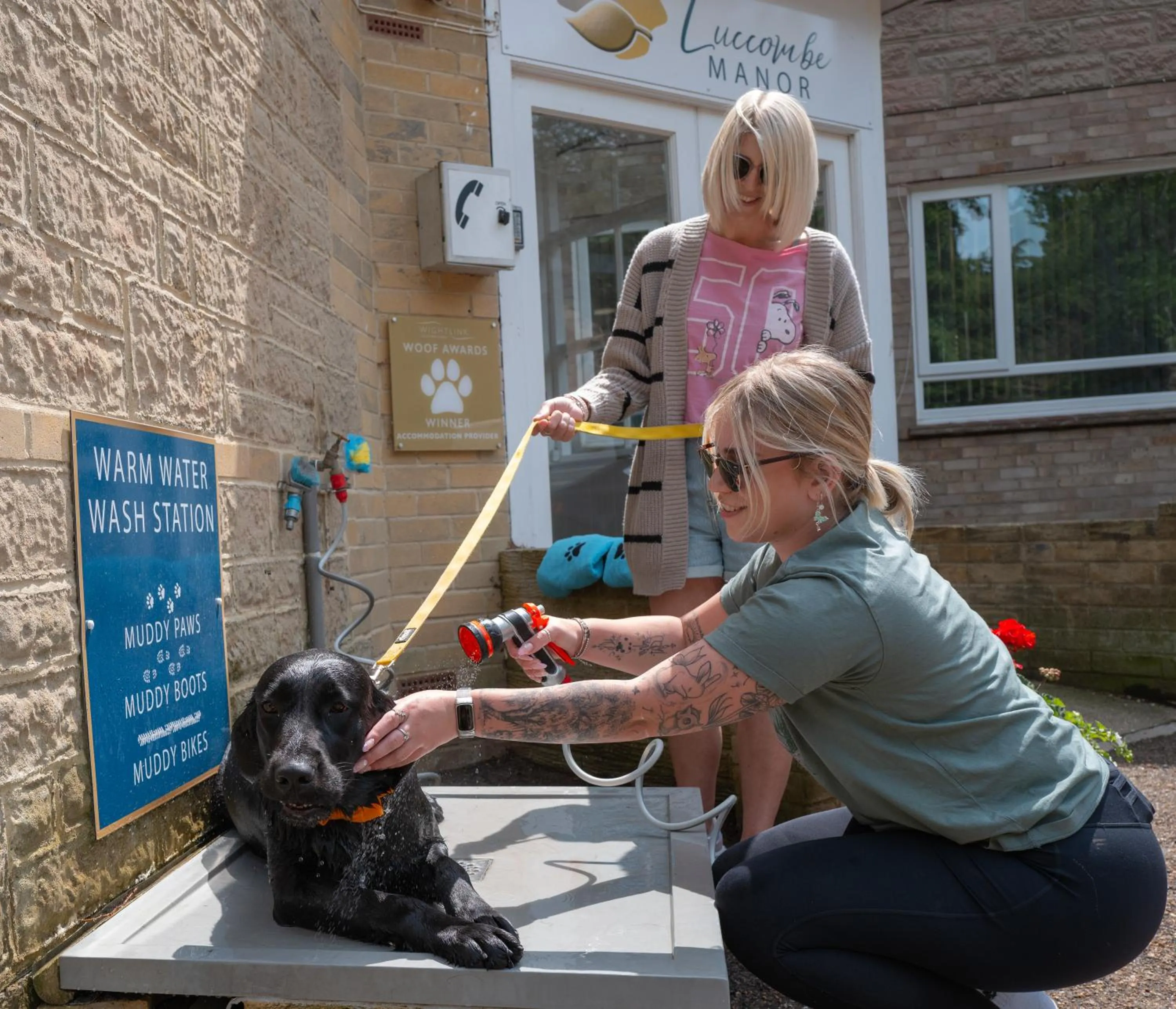 pet friendly in Luccombe Manor Country House Hotel