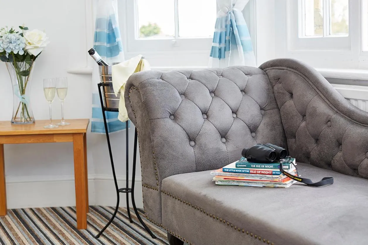 Seating area in Luccombe Manor Country House Hotel