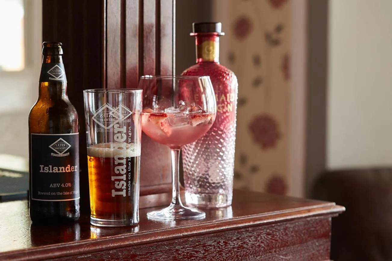 Lounge or bar in Luccombe Manor Country House Hotel