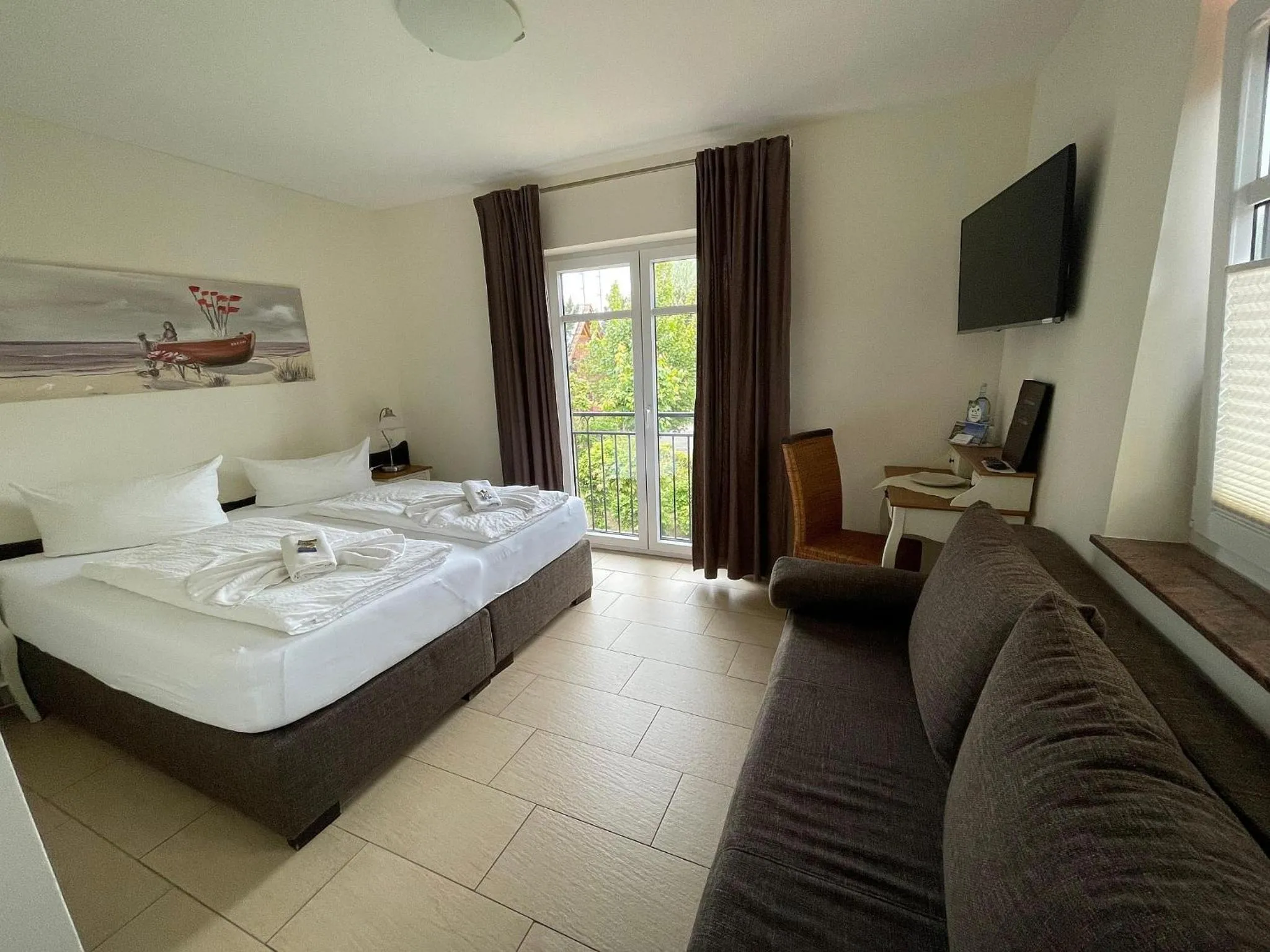 Bedroom, Bed in Usedom Bike Hotel & Suites