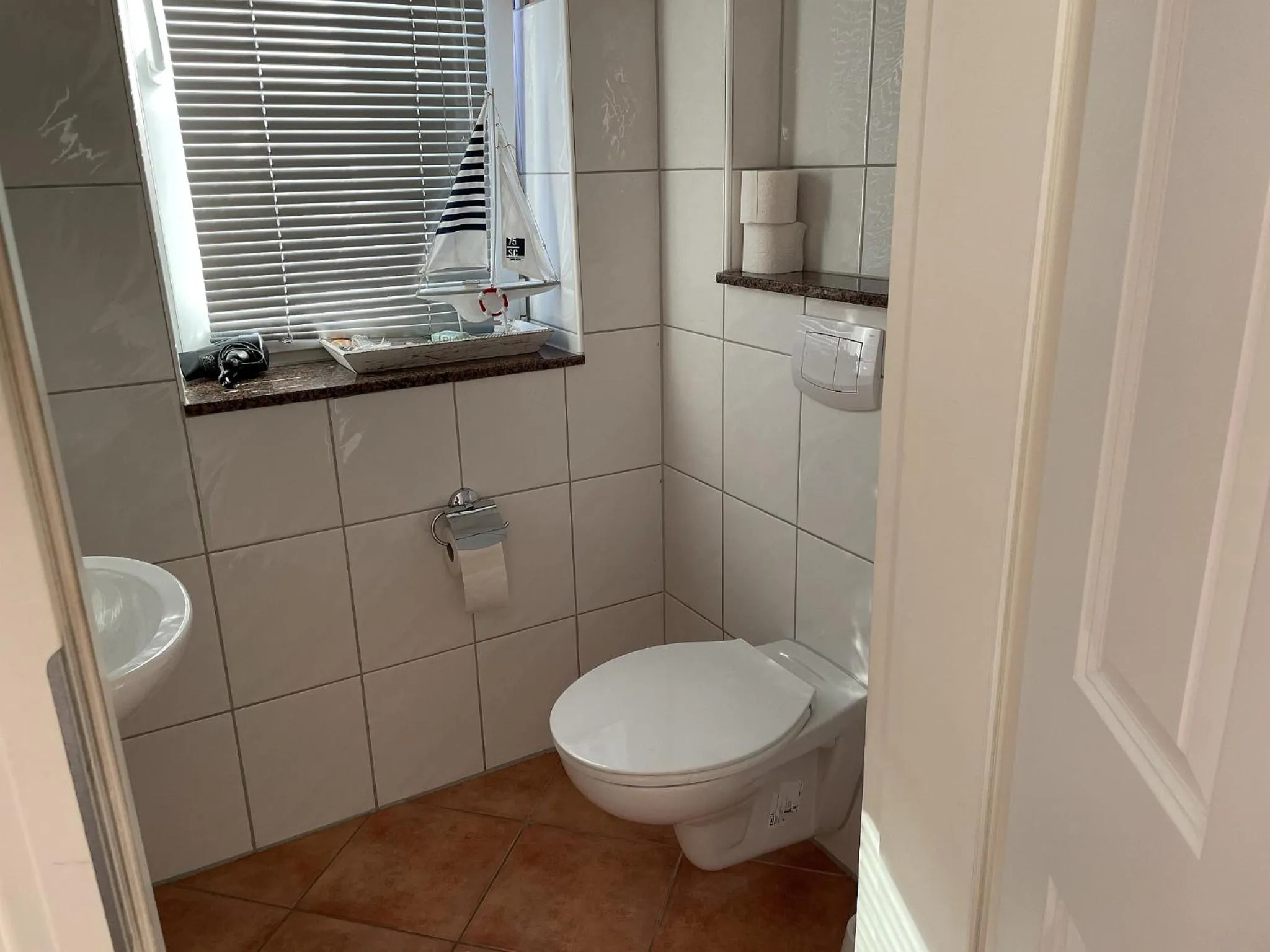 Toilet in Usedom Bike Hotel & Suites