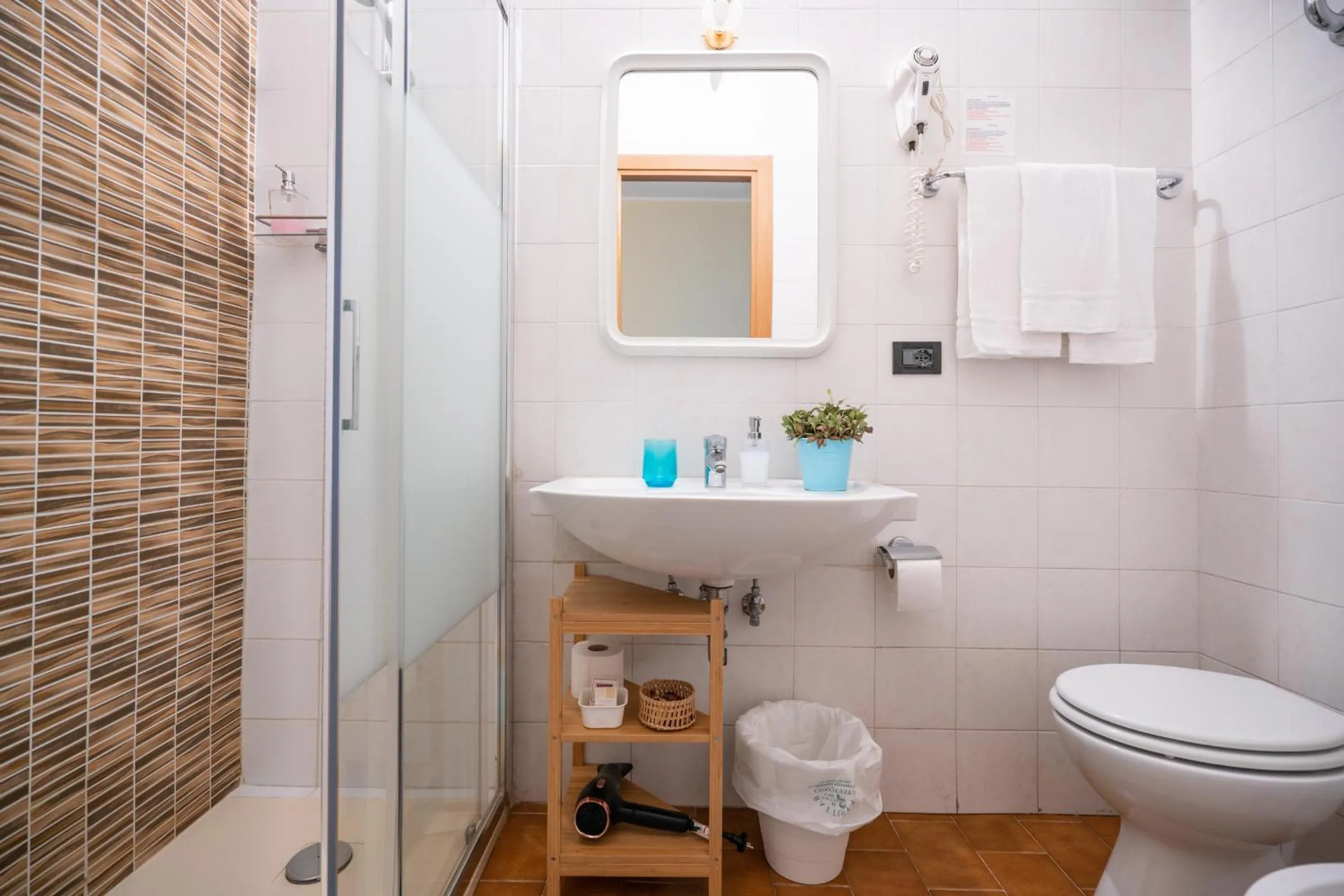 Shower in Hotel Ascot