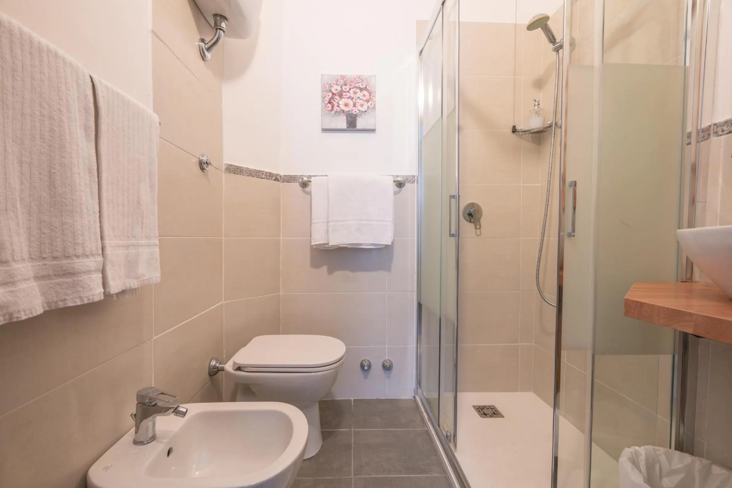 Shower in Hotel Ascot