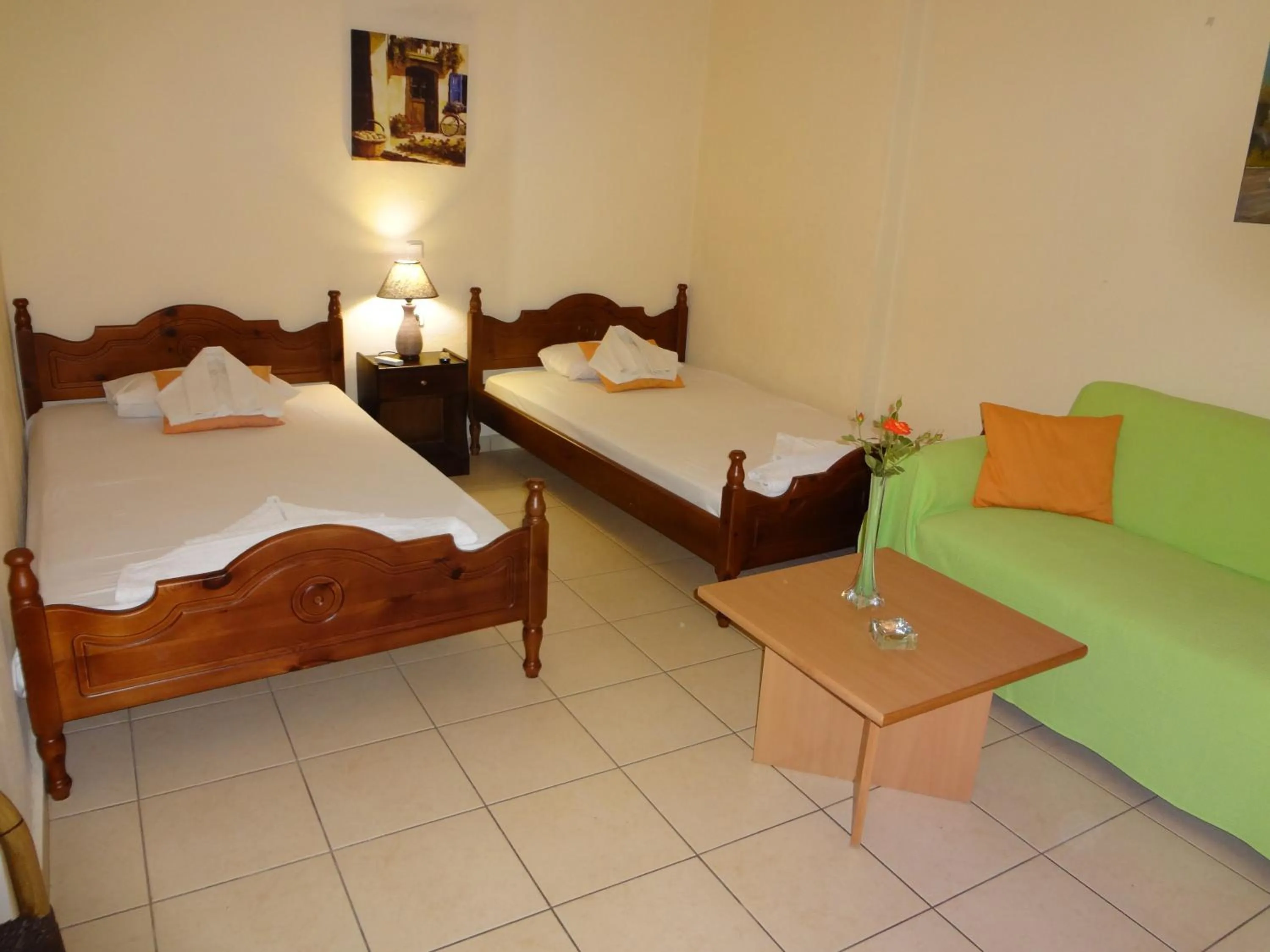 Photo of the whole room, Bed in Nostos Apartments