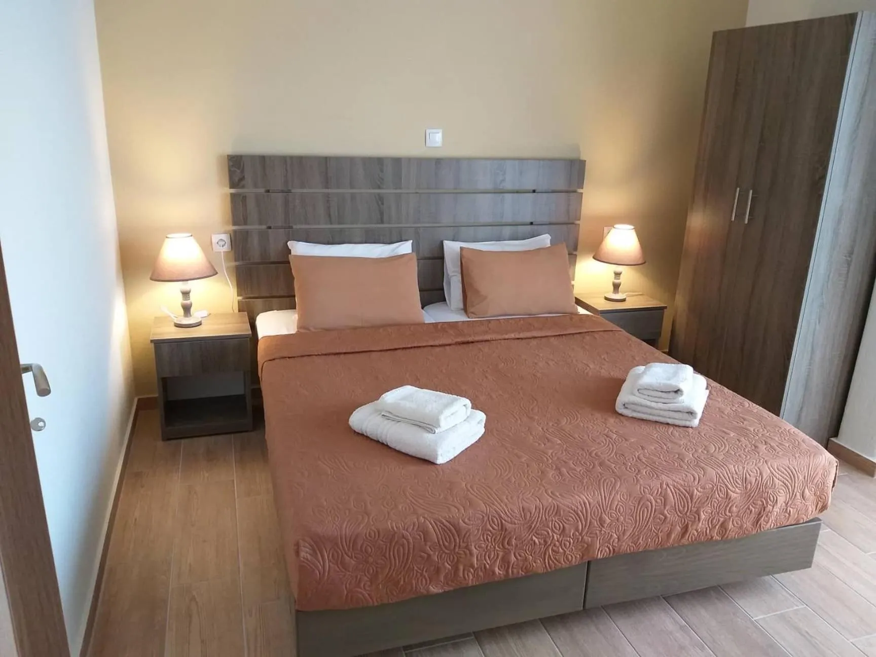 Bedroom, Bed in Nostos Apartments