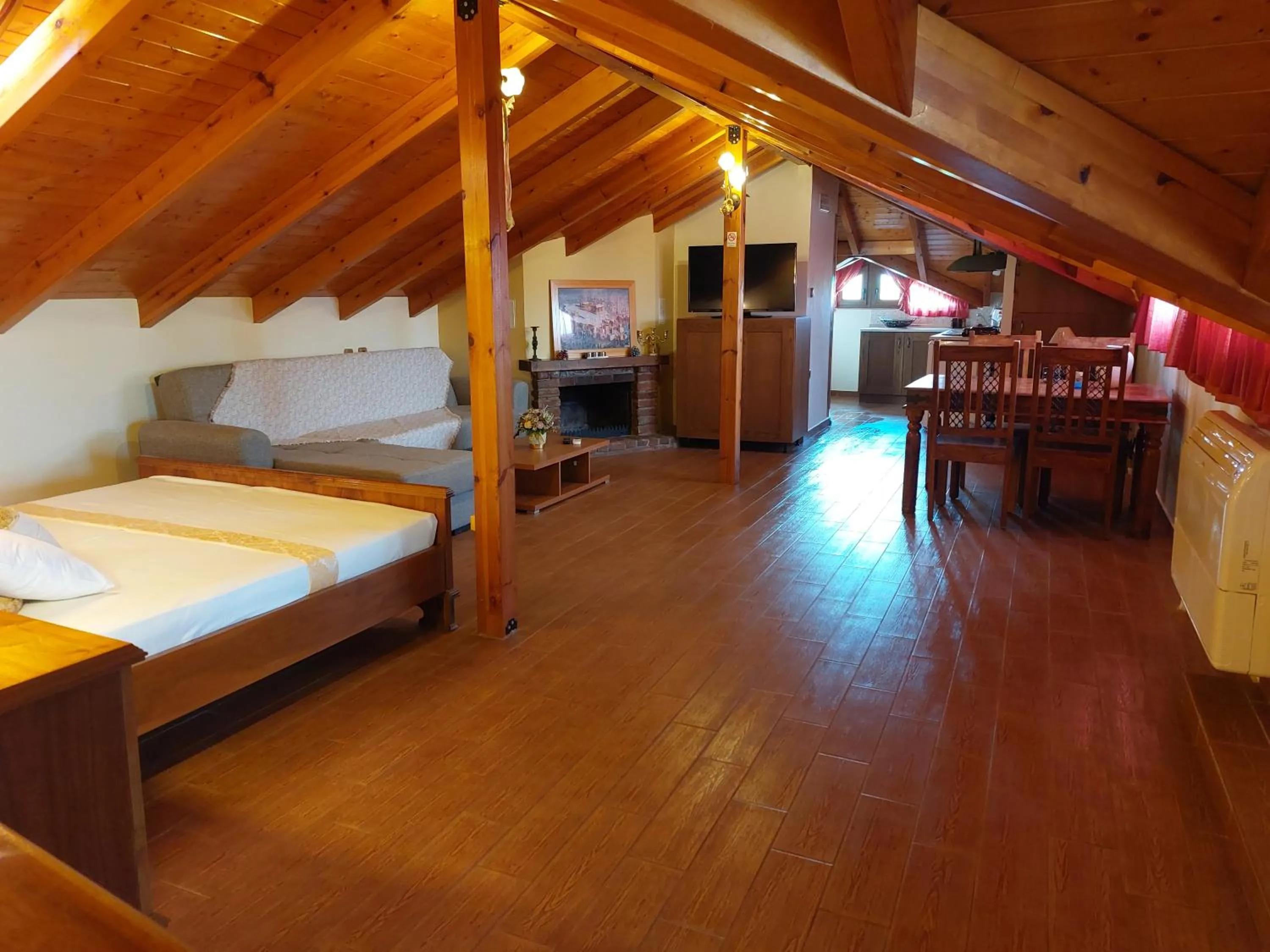 Photo of the whole room, Bed in Nostos Apartments