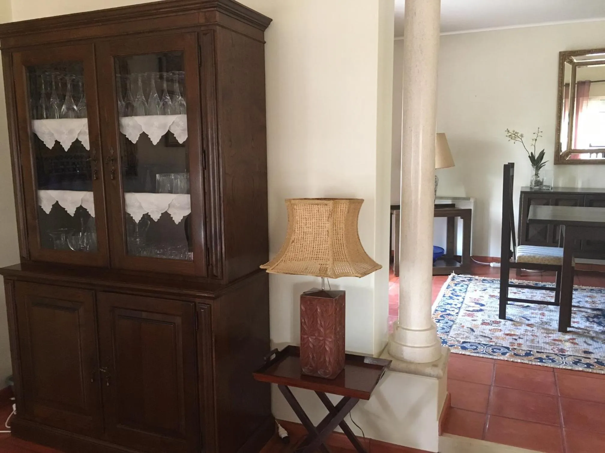 Communal lounge/ TV room, Bed in Quinta Nova do Almeida