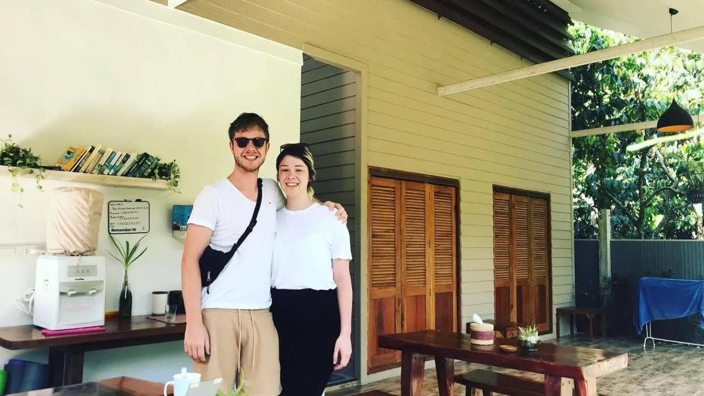 Balcony/Terrace in Baan Hinlad Home and Hostel