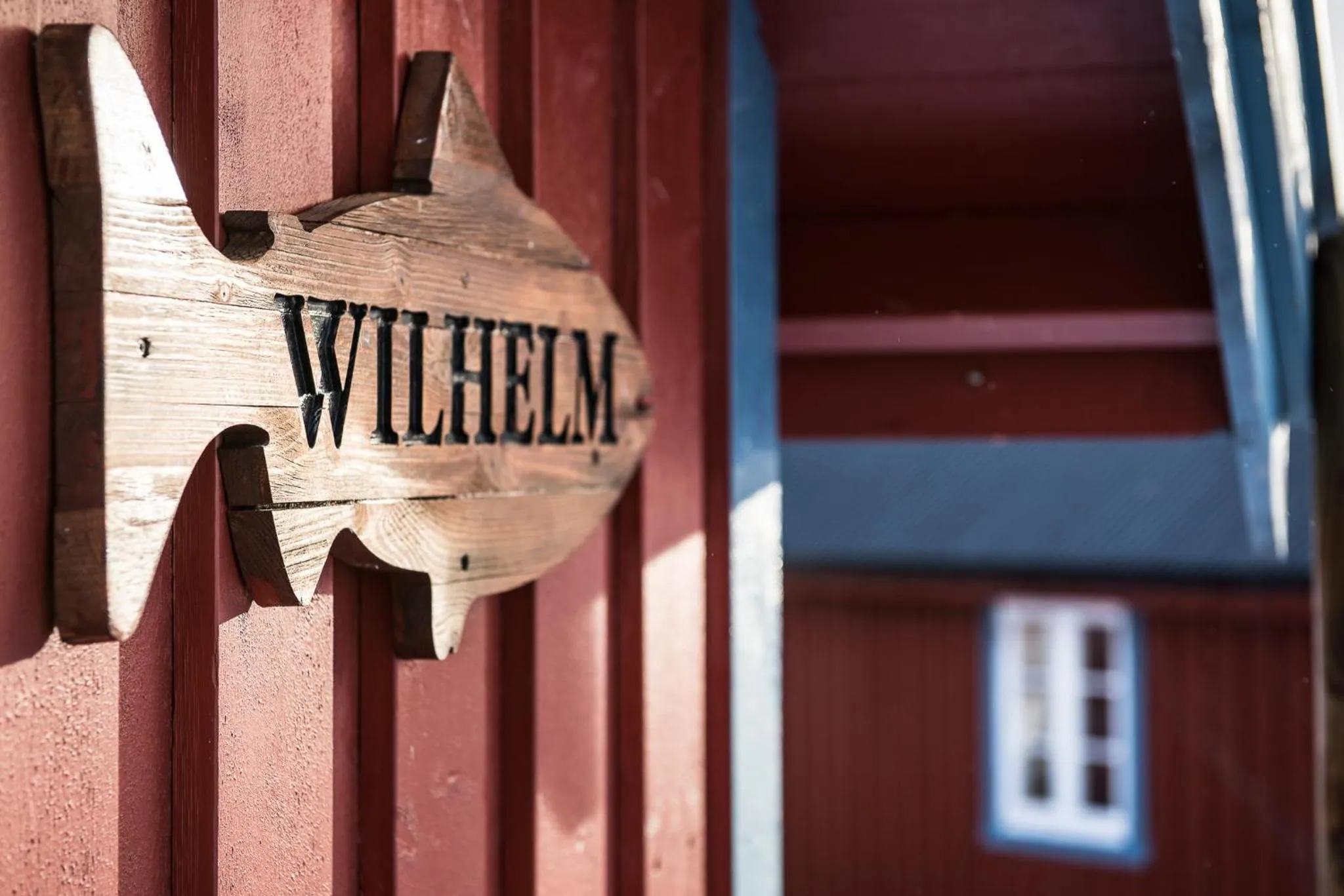 Facade/entrance in Å Rorbuer - by Classic Norway Hotels