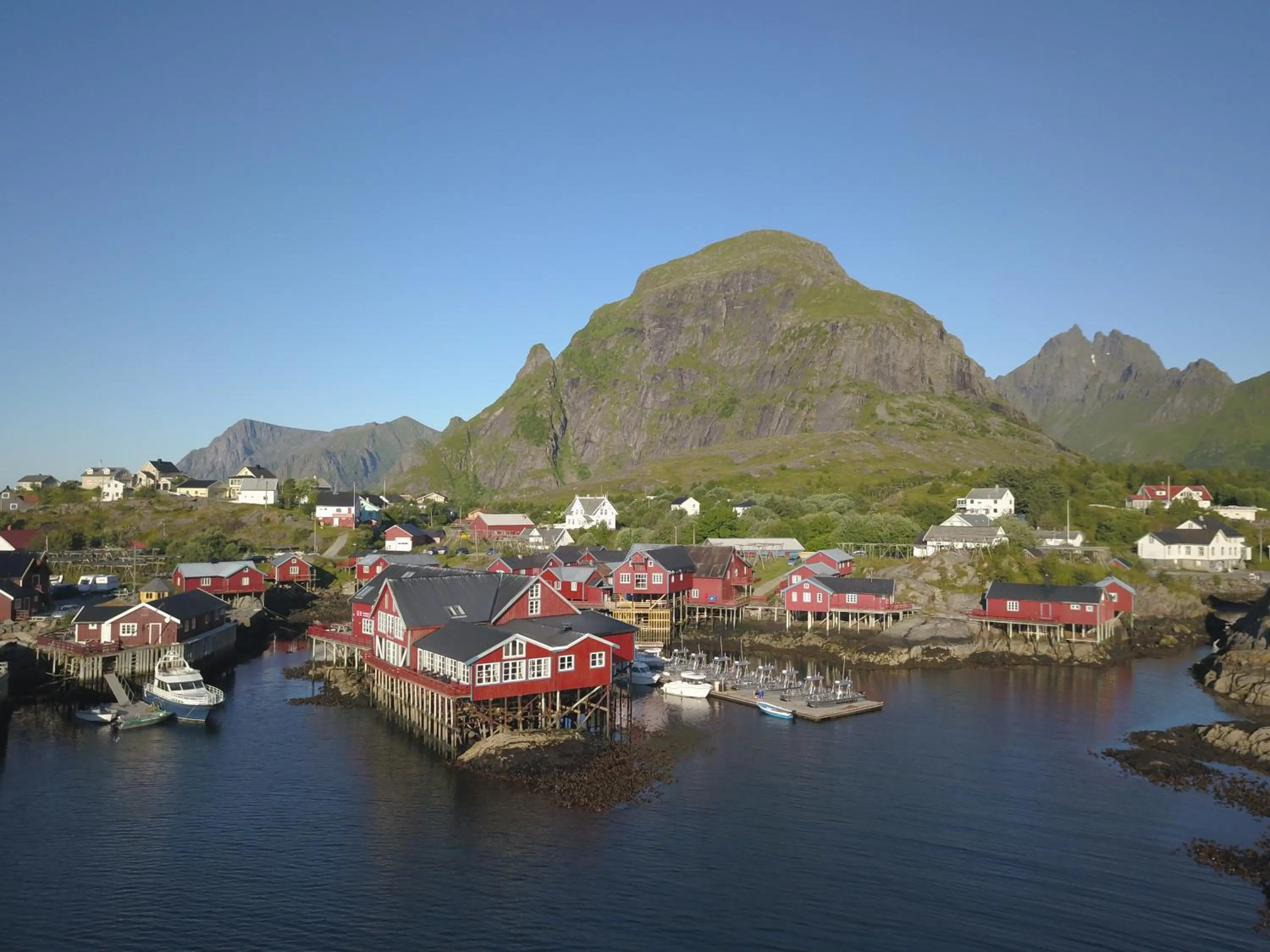 Bird's eye view in Å Rorbuer - by Classic Norway Hotels