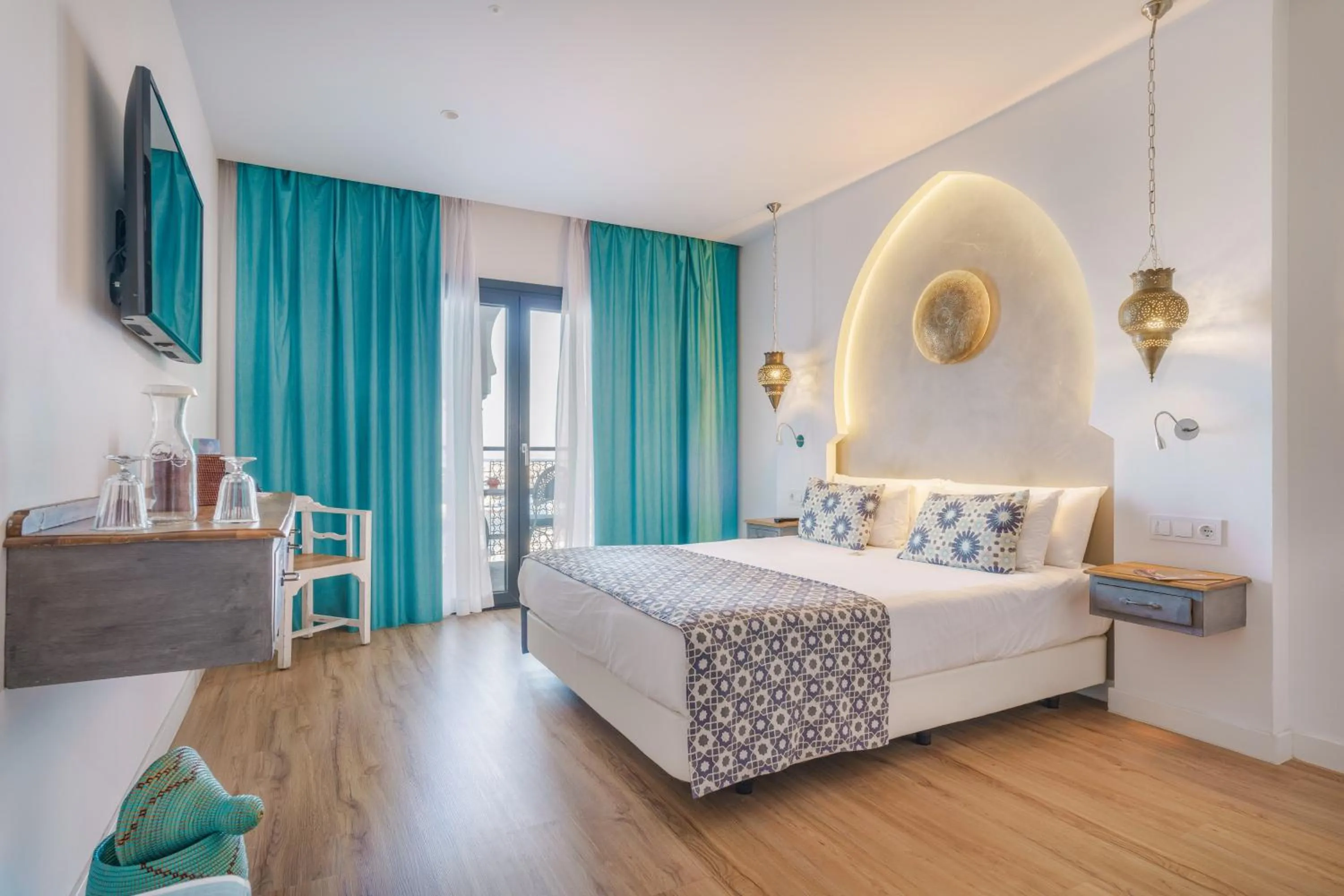 Bed in La Residencia Puerto Hotel & Spa