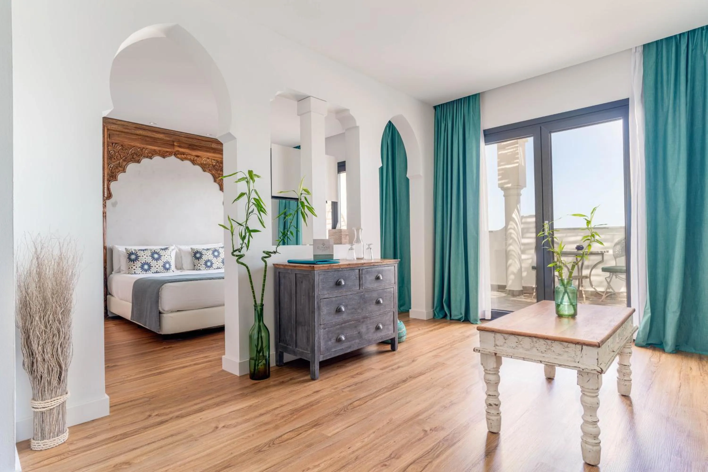 Bed in La Residencia Puerto Hotel & Spa