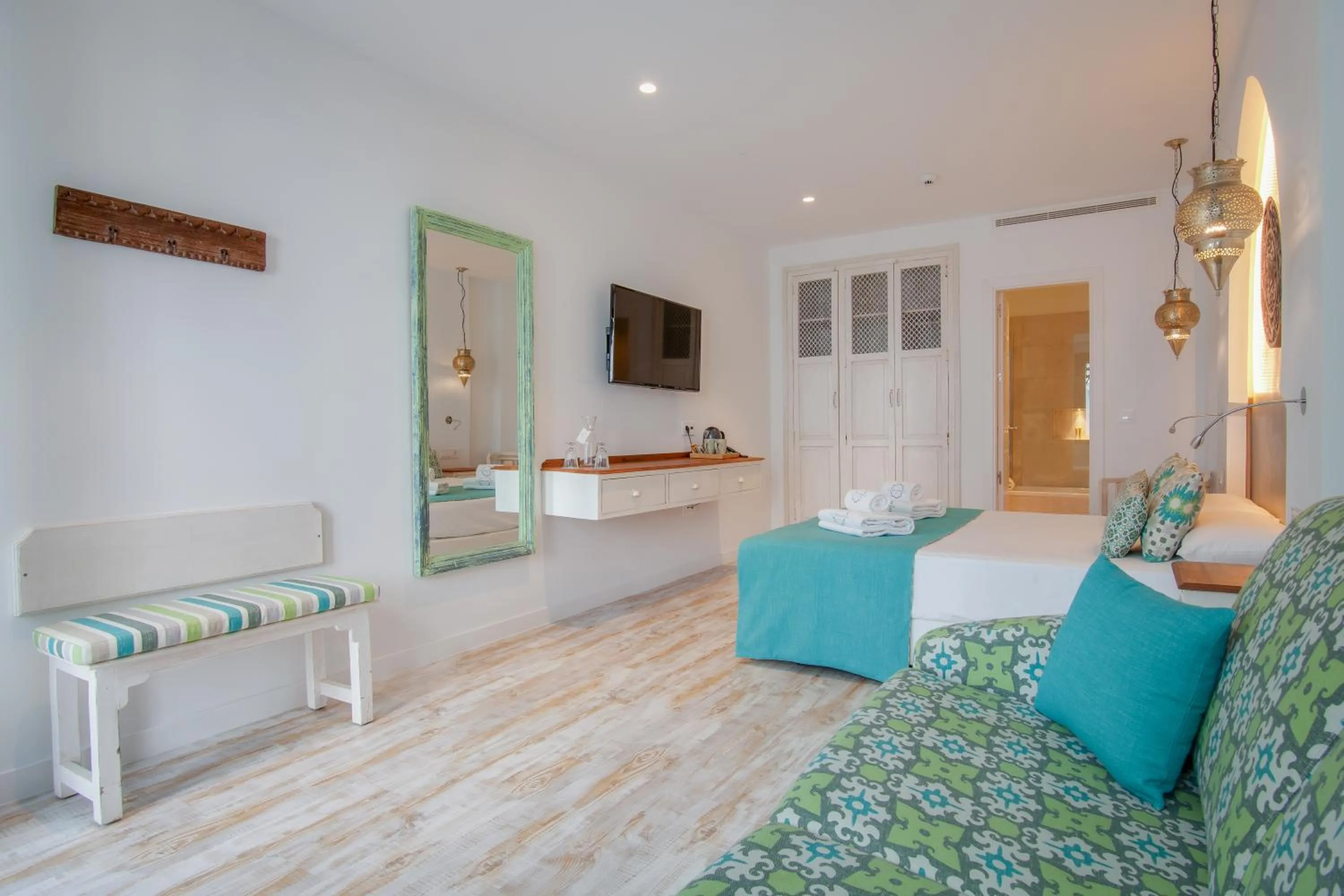 Bed in La Residencia Puerto Hotel & Spa