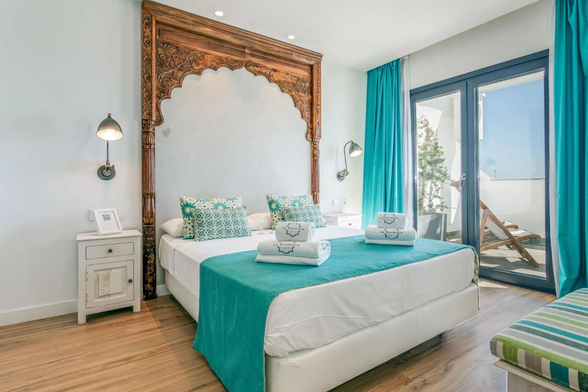 Bed in La Residencia Puerto Hotel & Spa