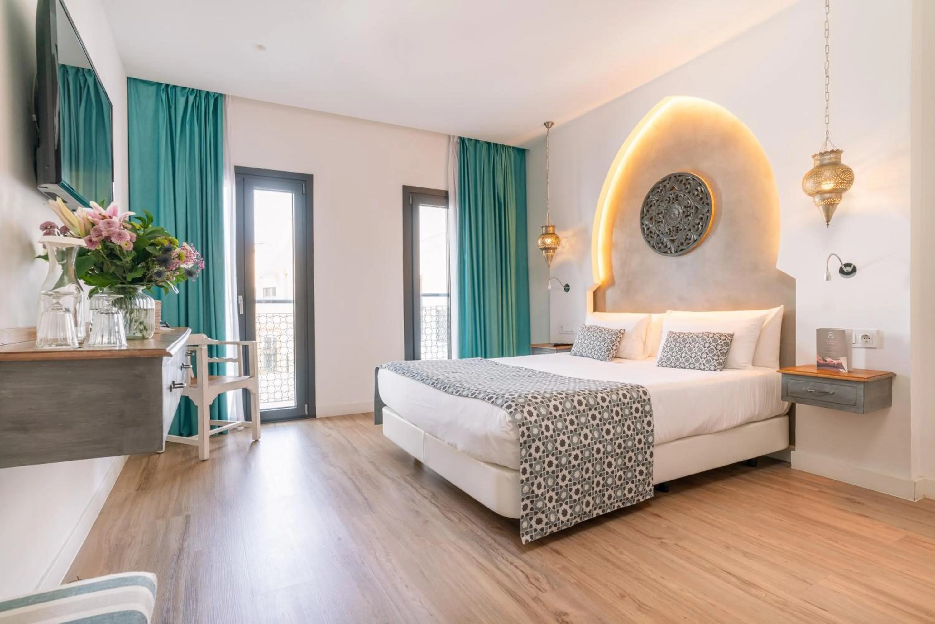 Property building, Bed in La Residencia Puerto Hotel & Spa