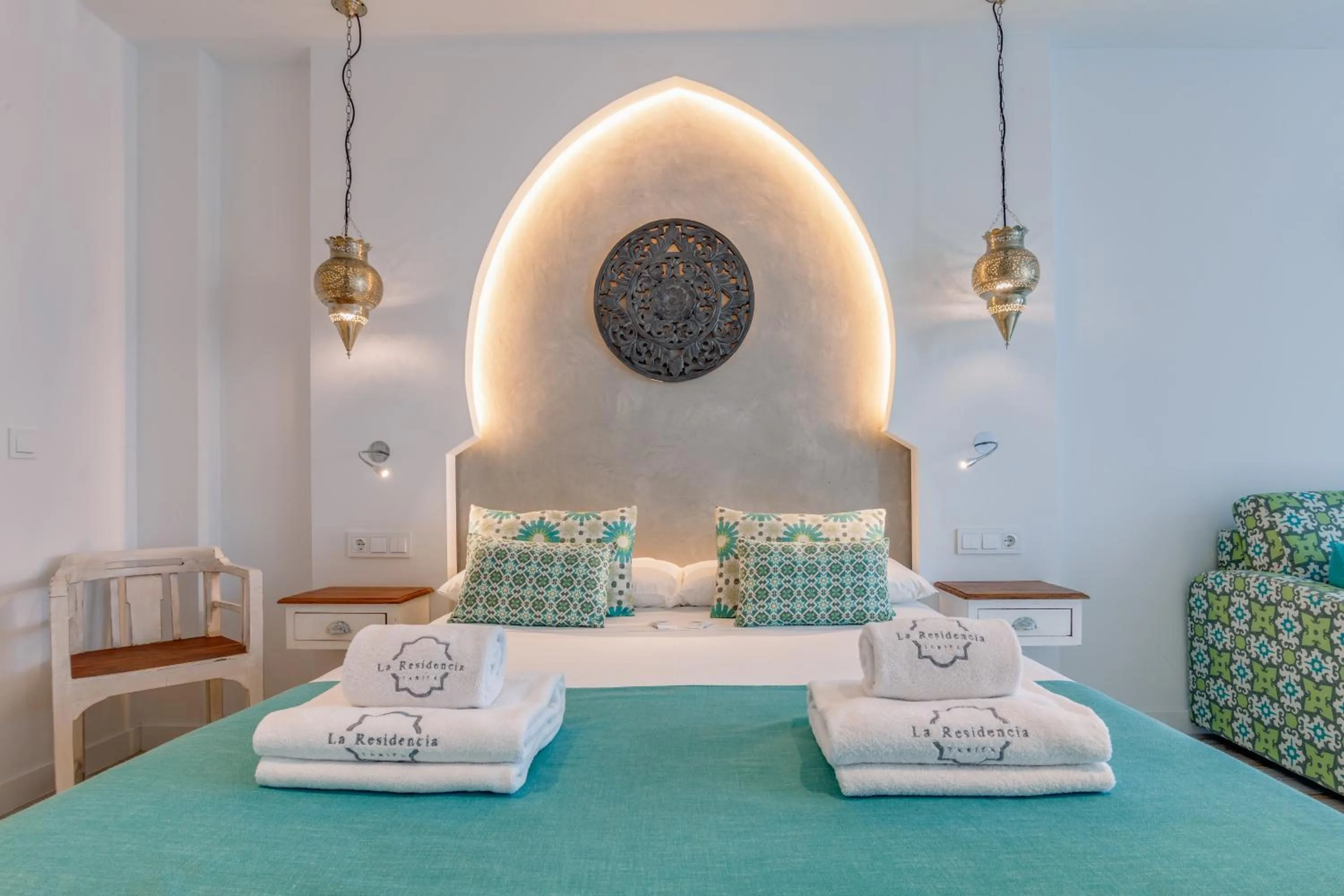 Bed in La Residencia Puerto Hotel & Spa