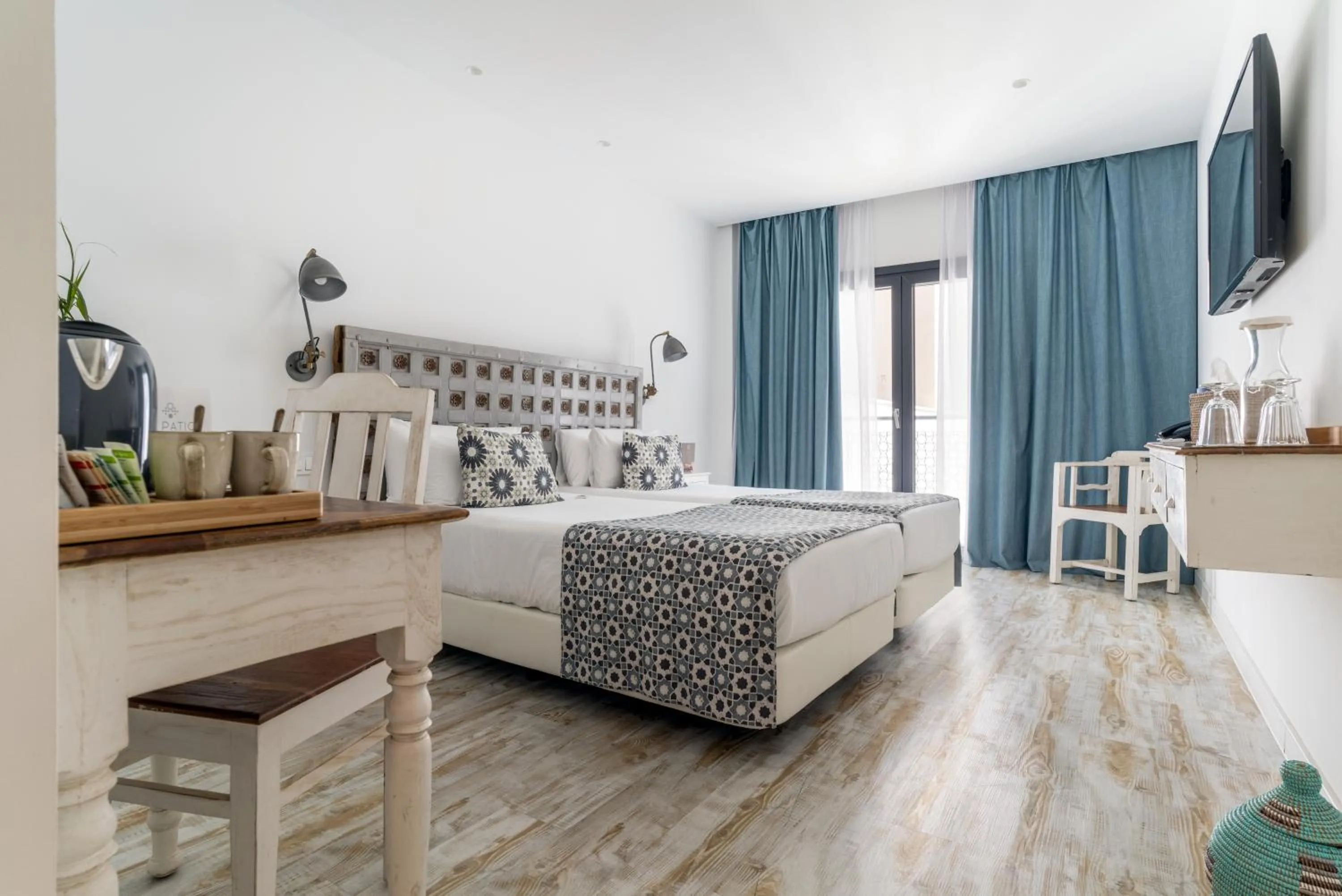 Bed in La Residencia Puerto Hotel & Spa