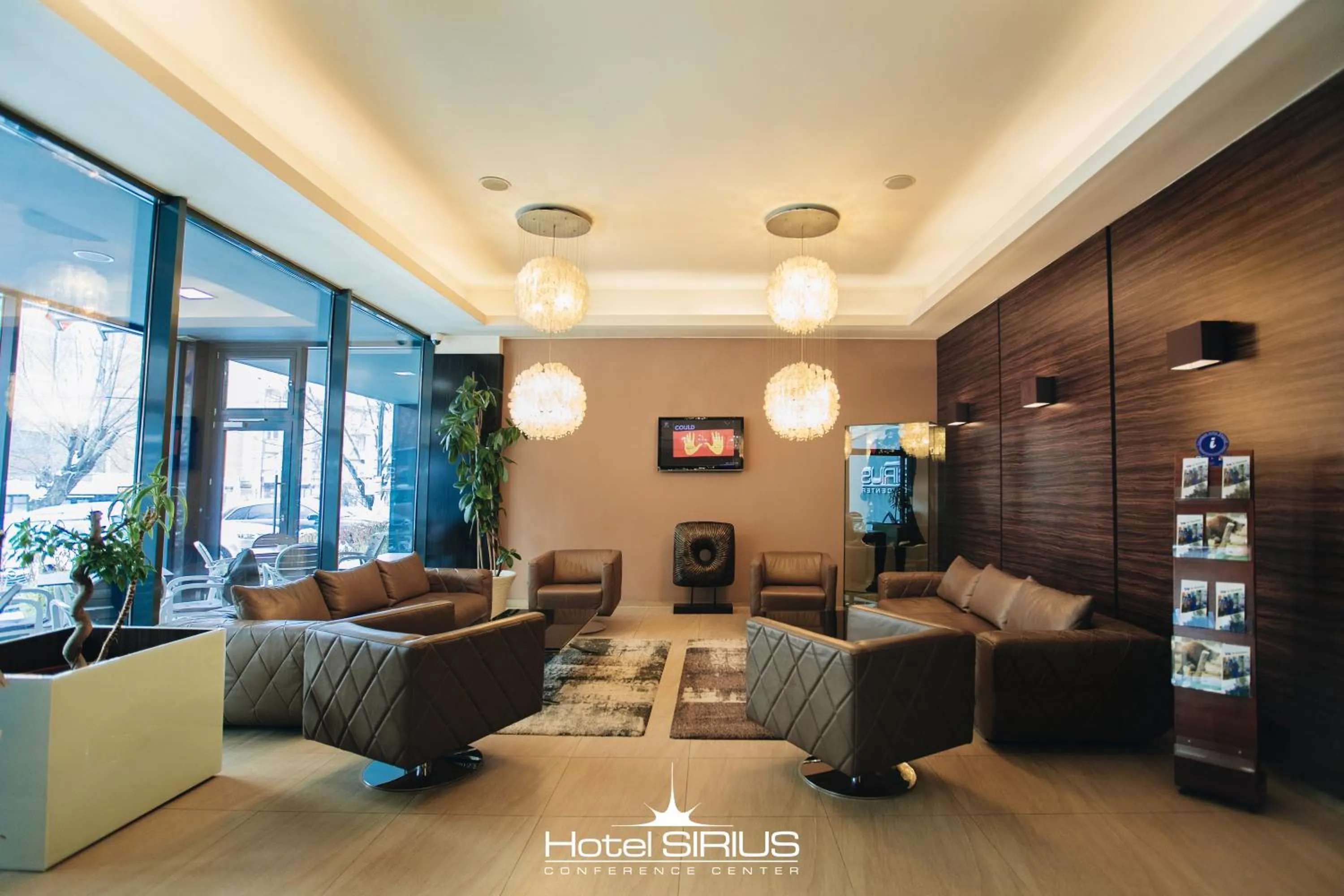 Seating area in Hotel Sirius