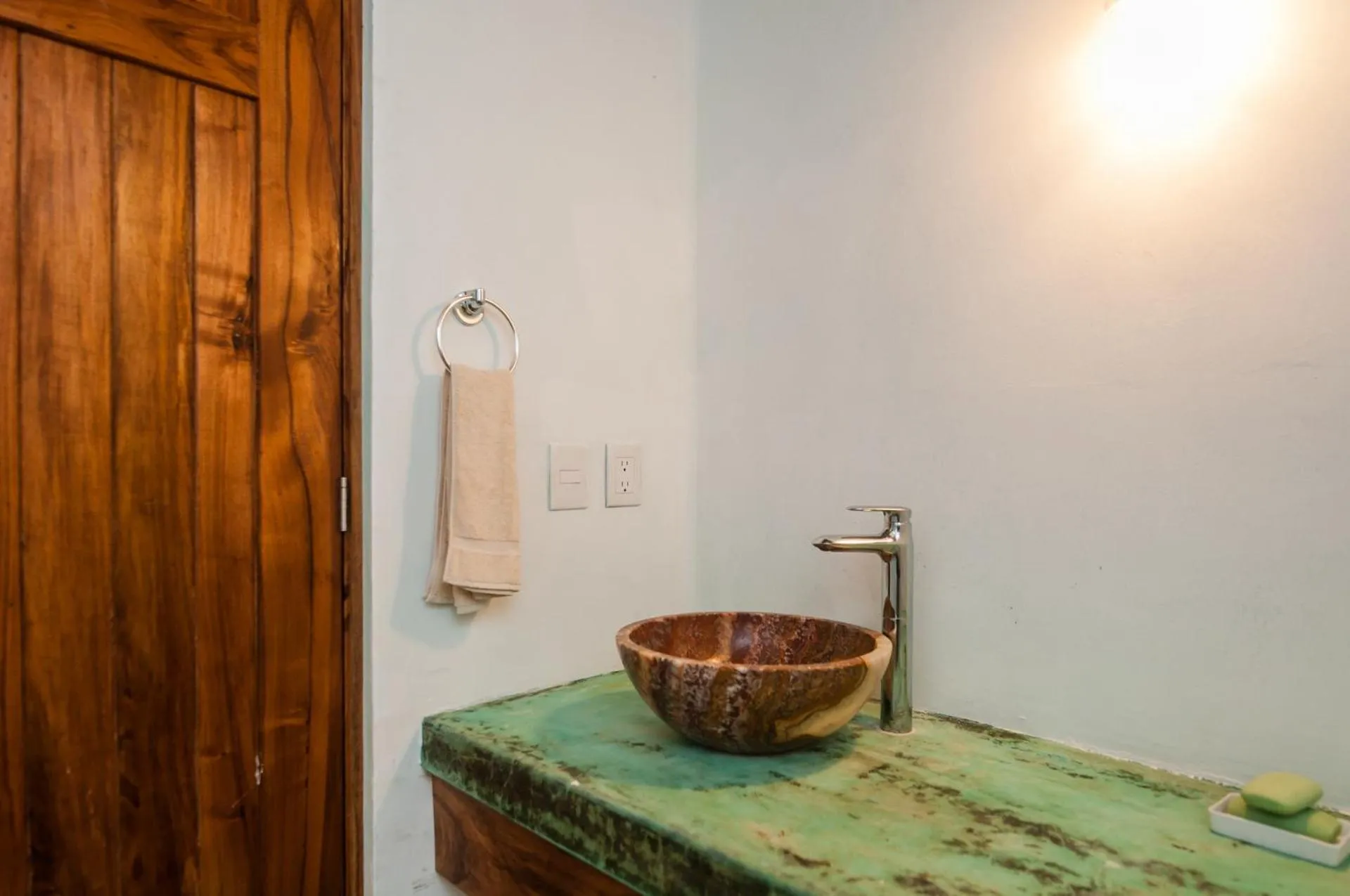 Bathroom in Jungle Chic Villa in Chemuyil