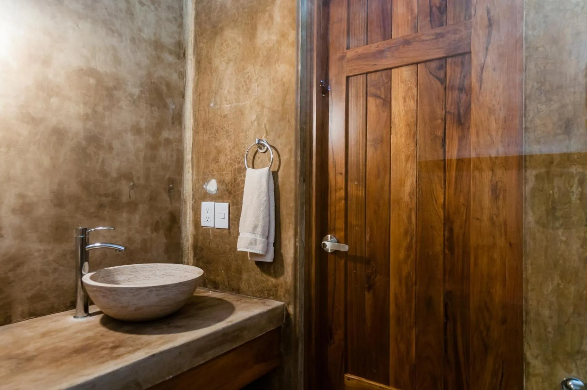 Bathroom in Jungle Chic Villa in Chemuyil