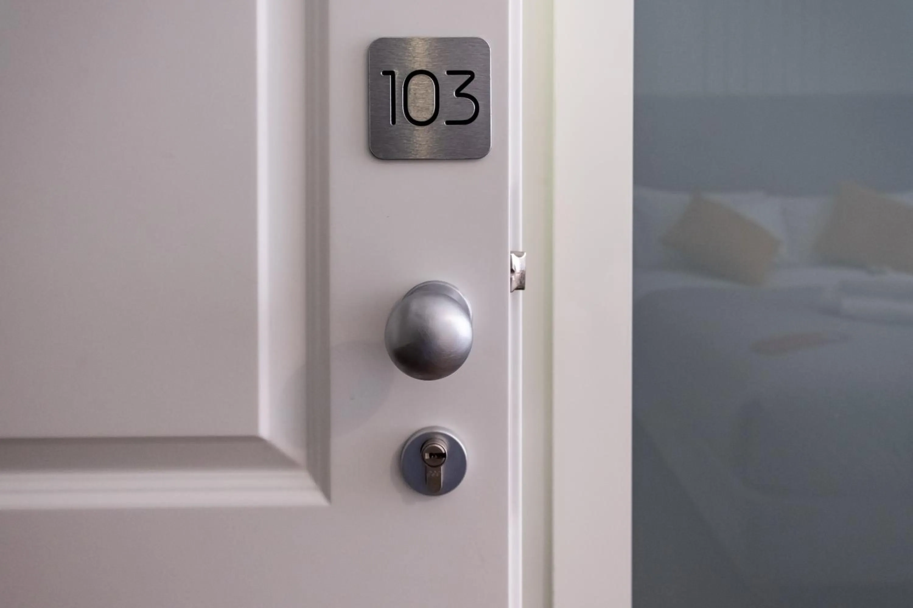 Decorative detail, Bed in Eighty Four Rooms