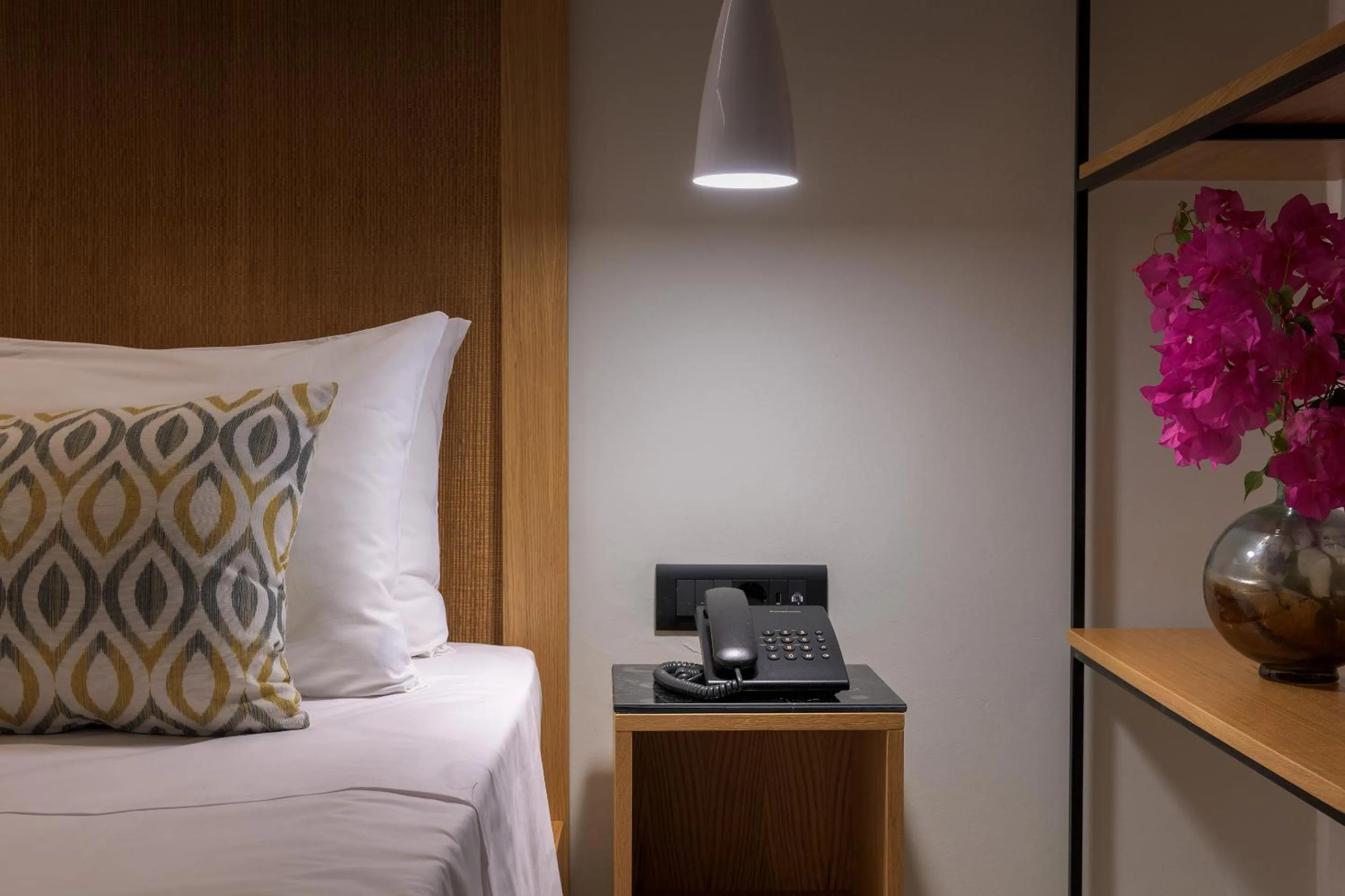 Bed in Nirvana Beach Hotel