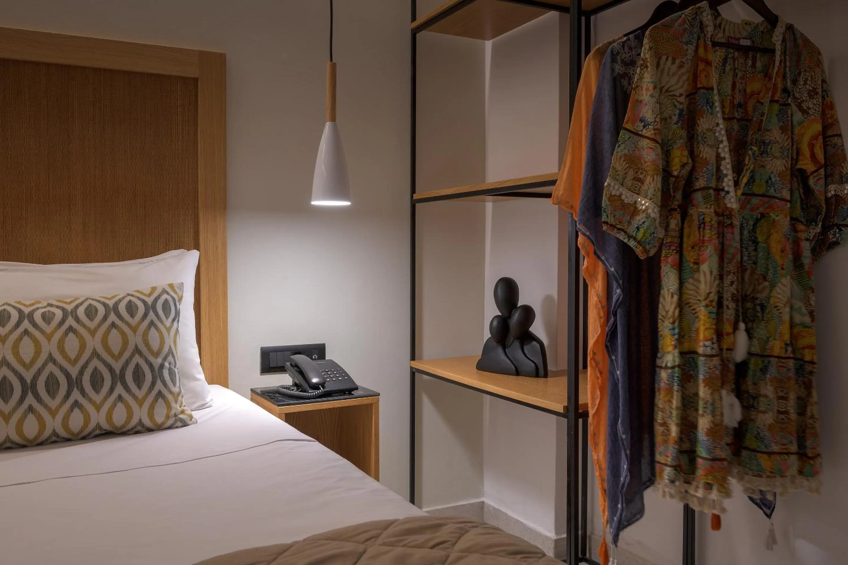 Bed in Nirvana Beach Hotel