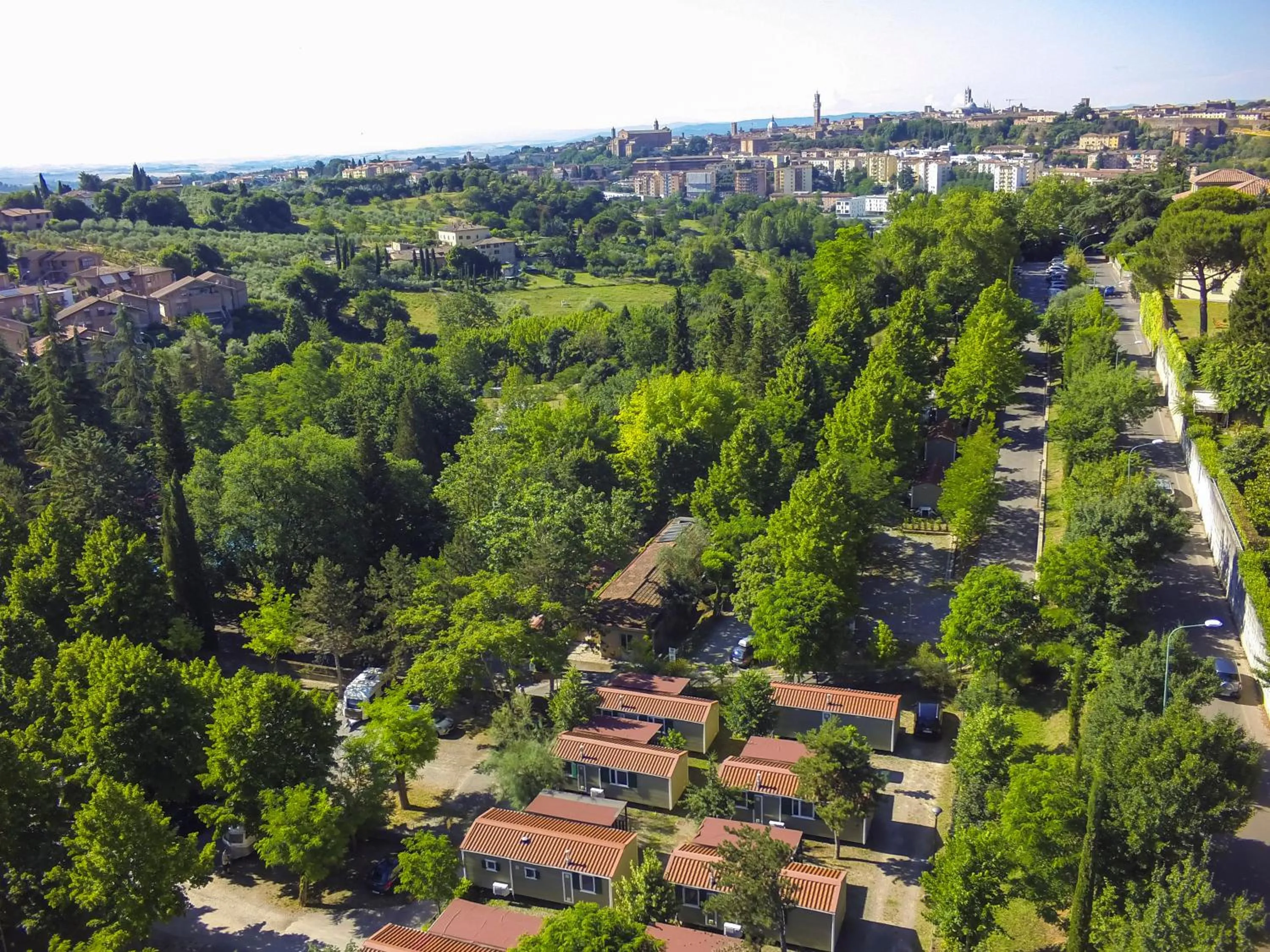 Facade/entrance in Camping Siena Colleverde