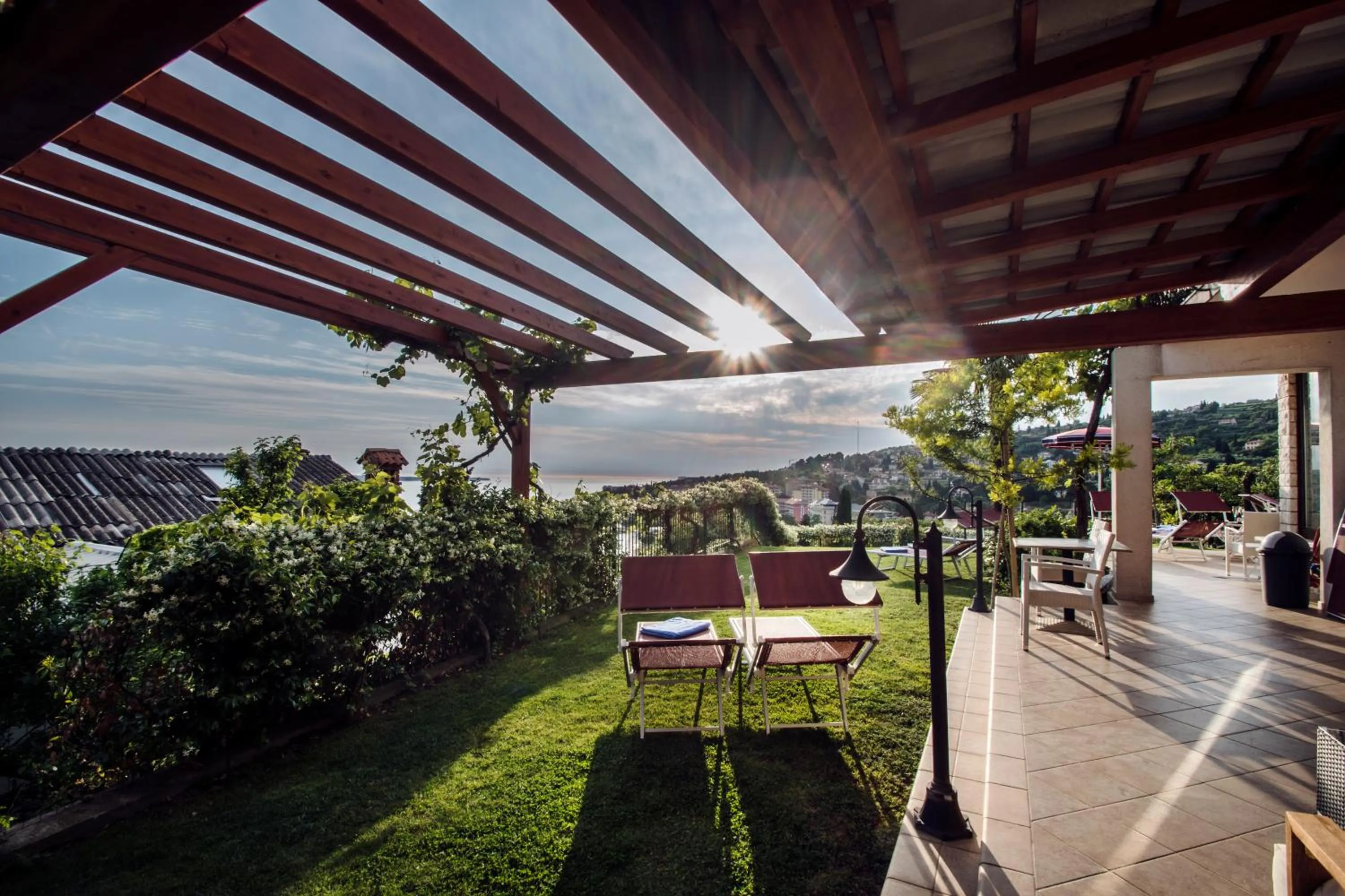 Patio in Villa Bellevue Portoroz-Portorose