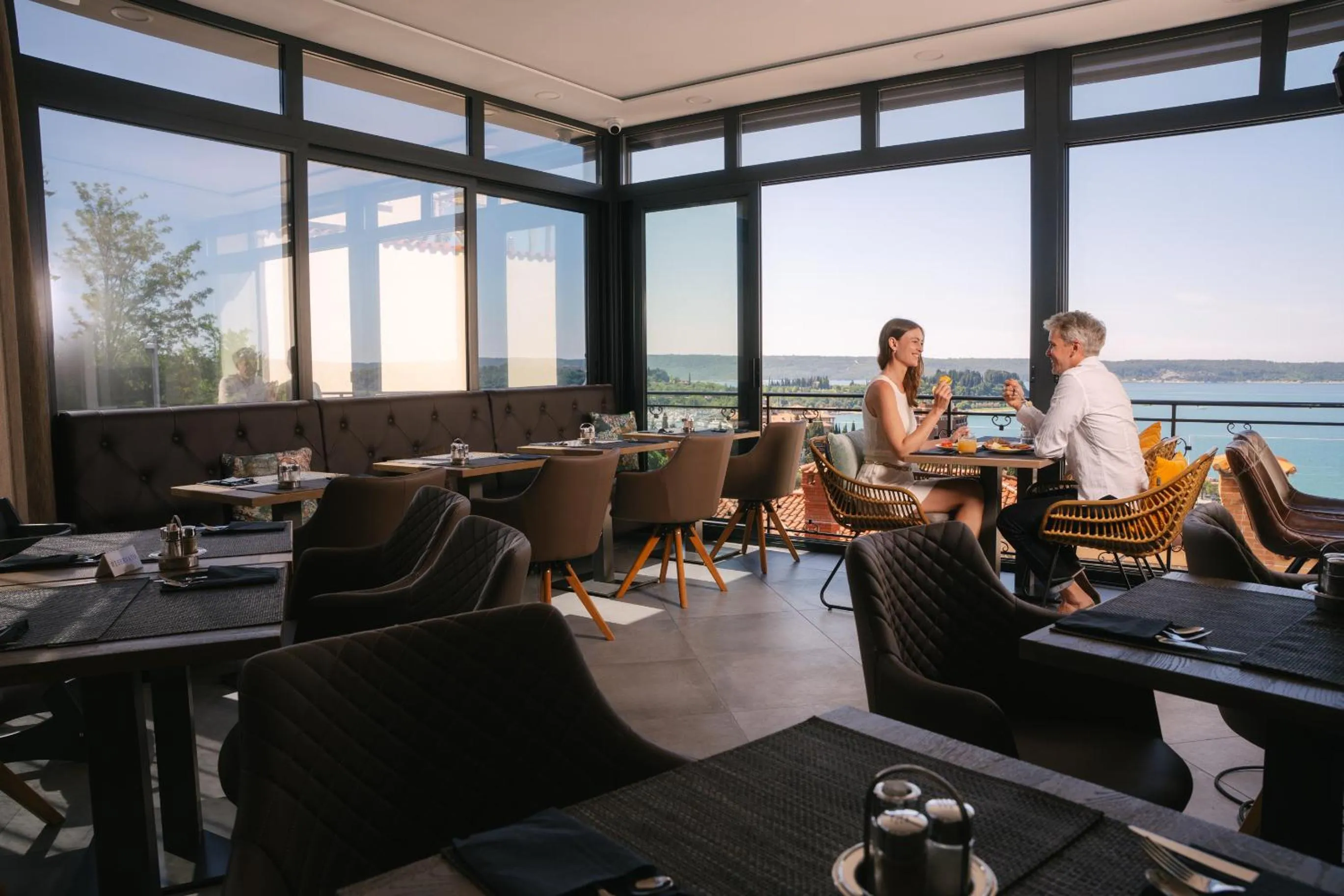 Dining area in Villa Bellevue Portoroz-Portorose