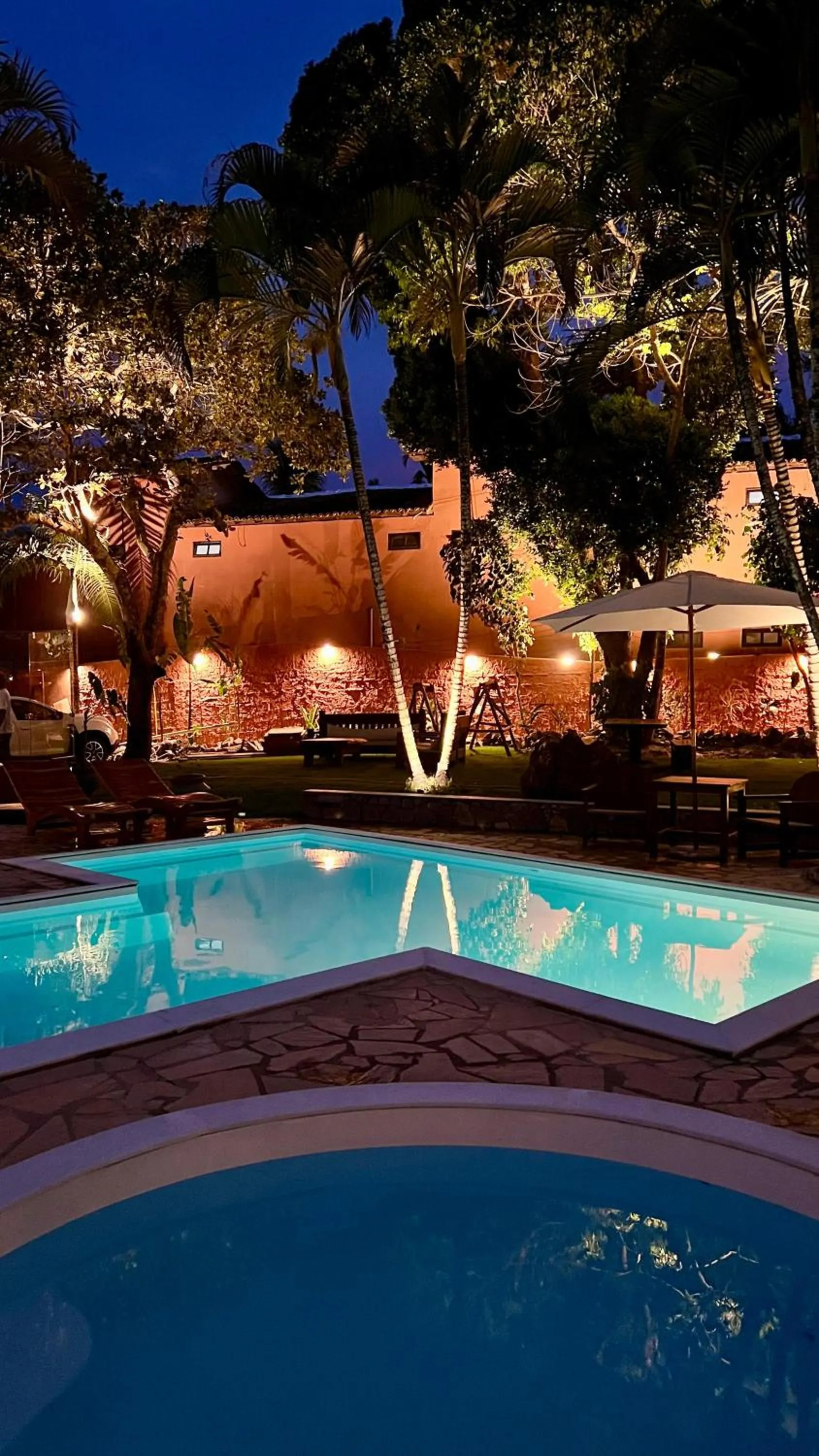 Swimming pool in Pousada Arraial Candeia