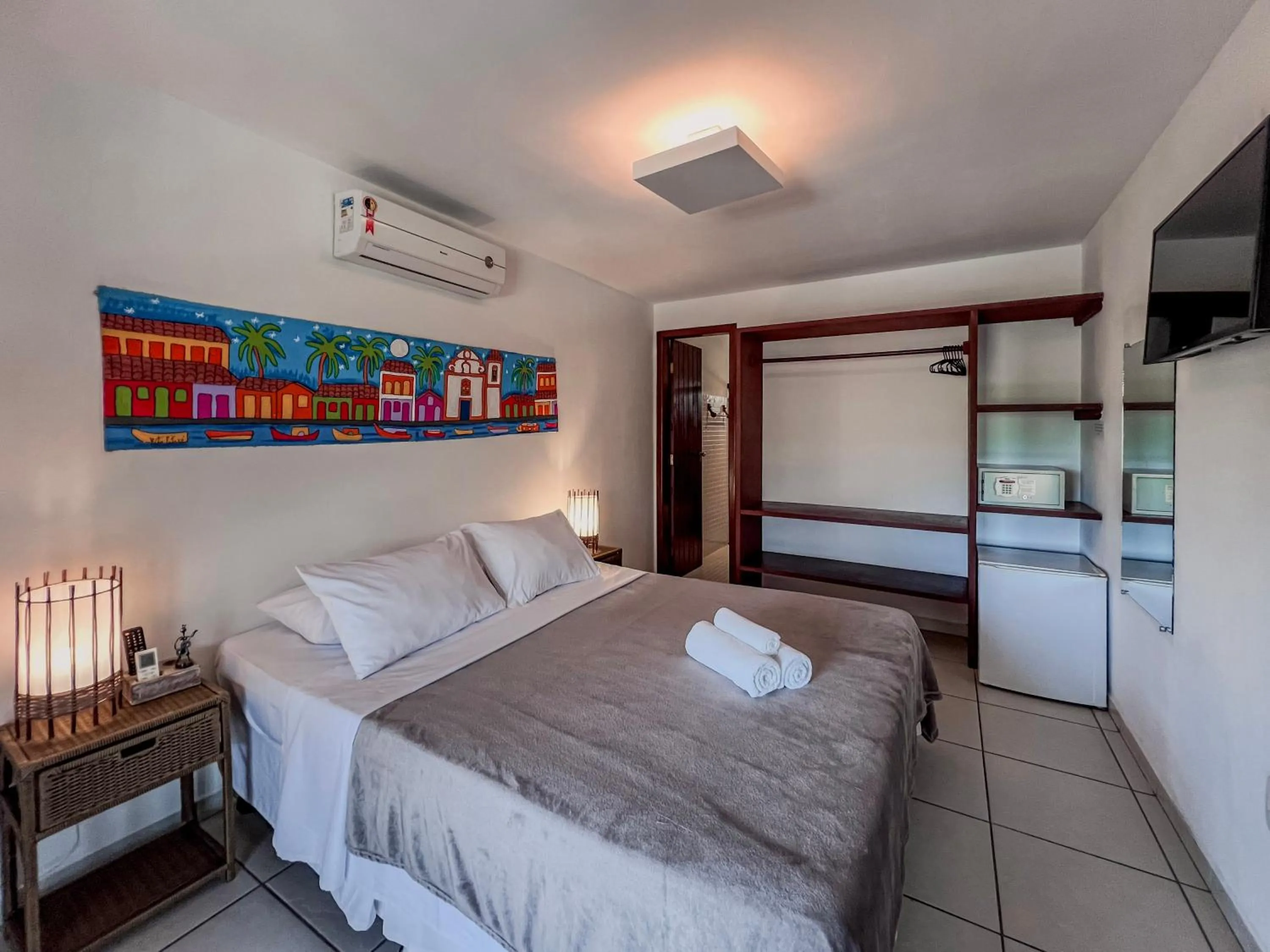 Bed in Pousada Arraial Candeia