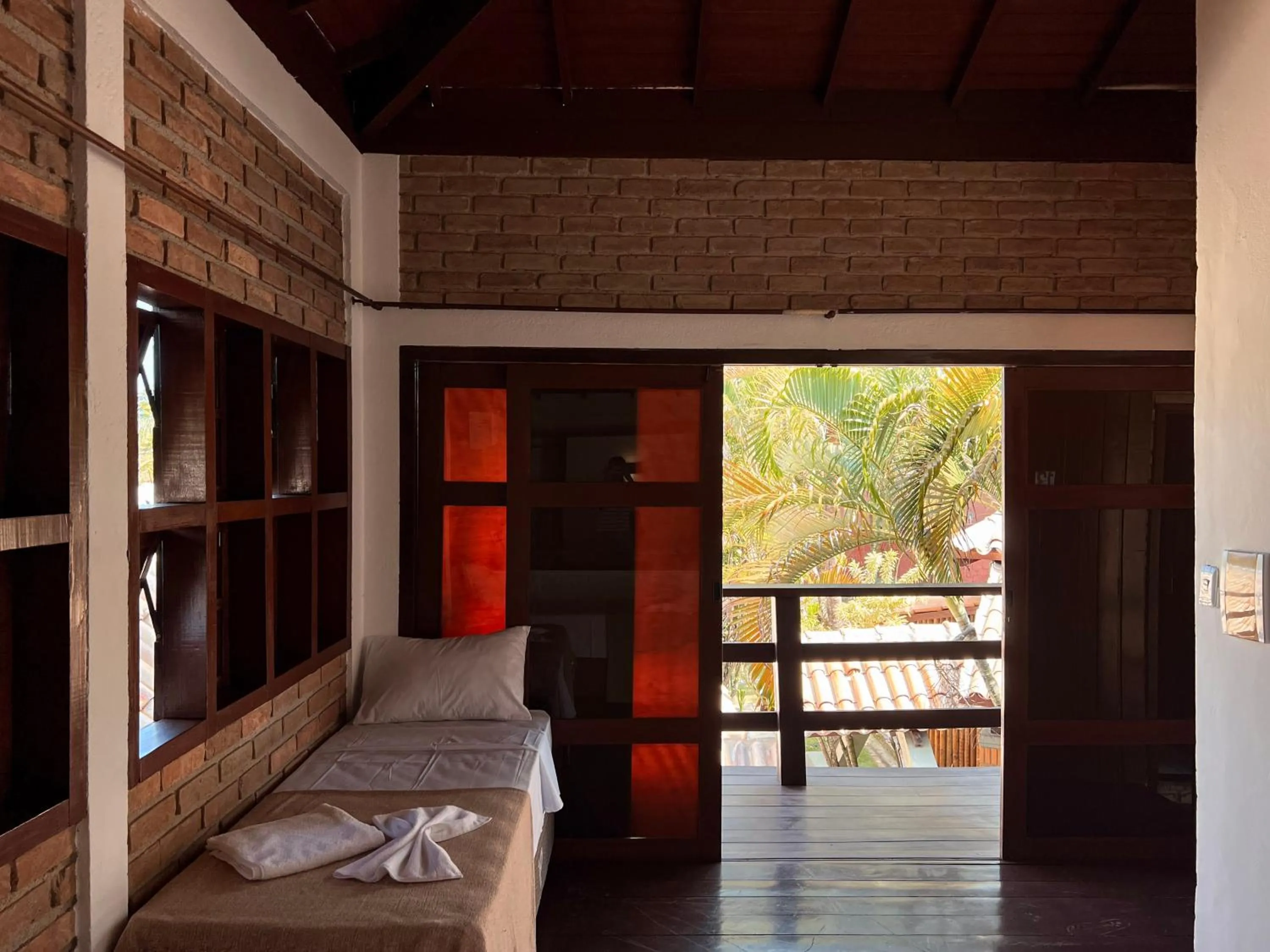 Bed in Pousada Arraial Candeia