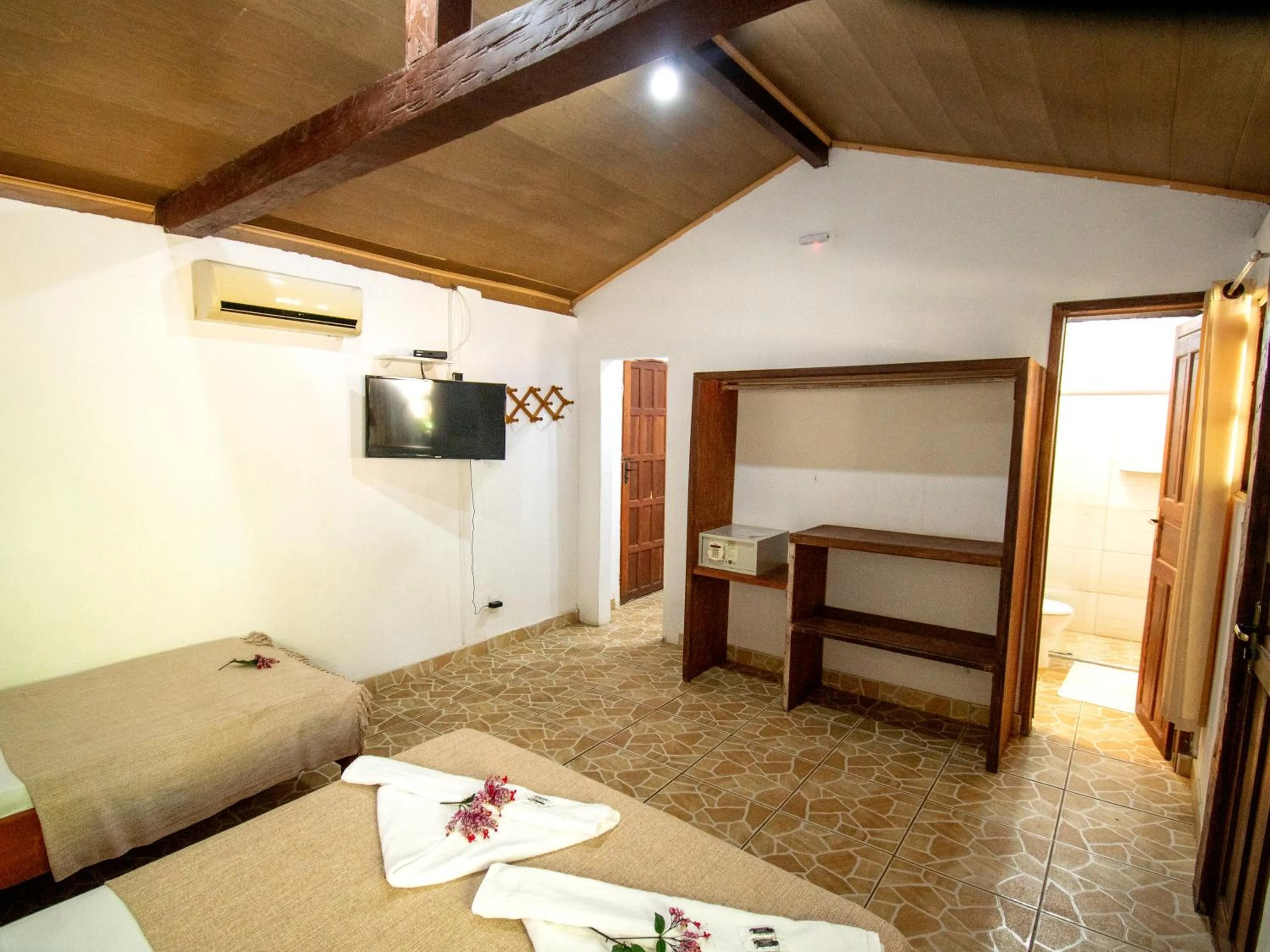 Bed in Pousada Arraial Candeia
