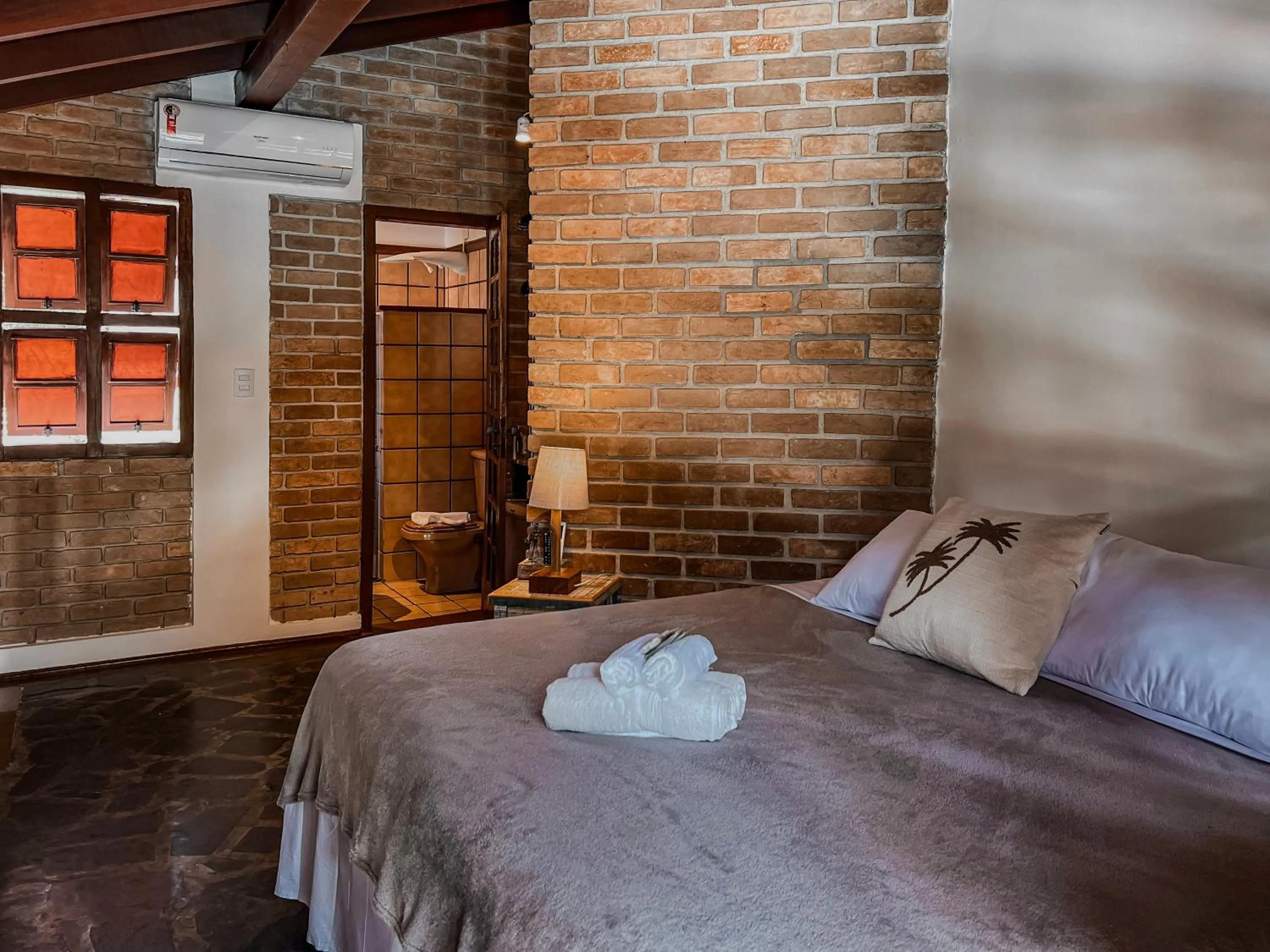 Bed in Pousada Arraial Candeia