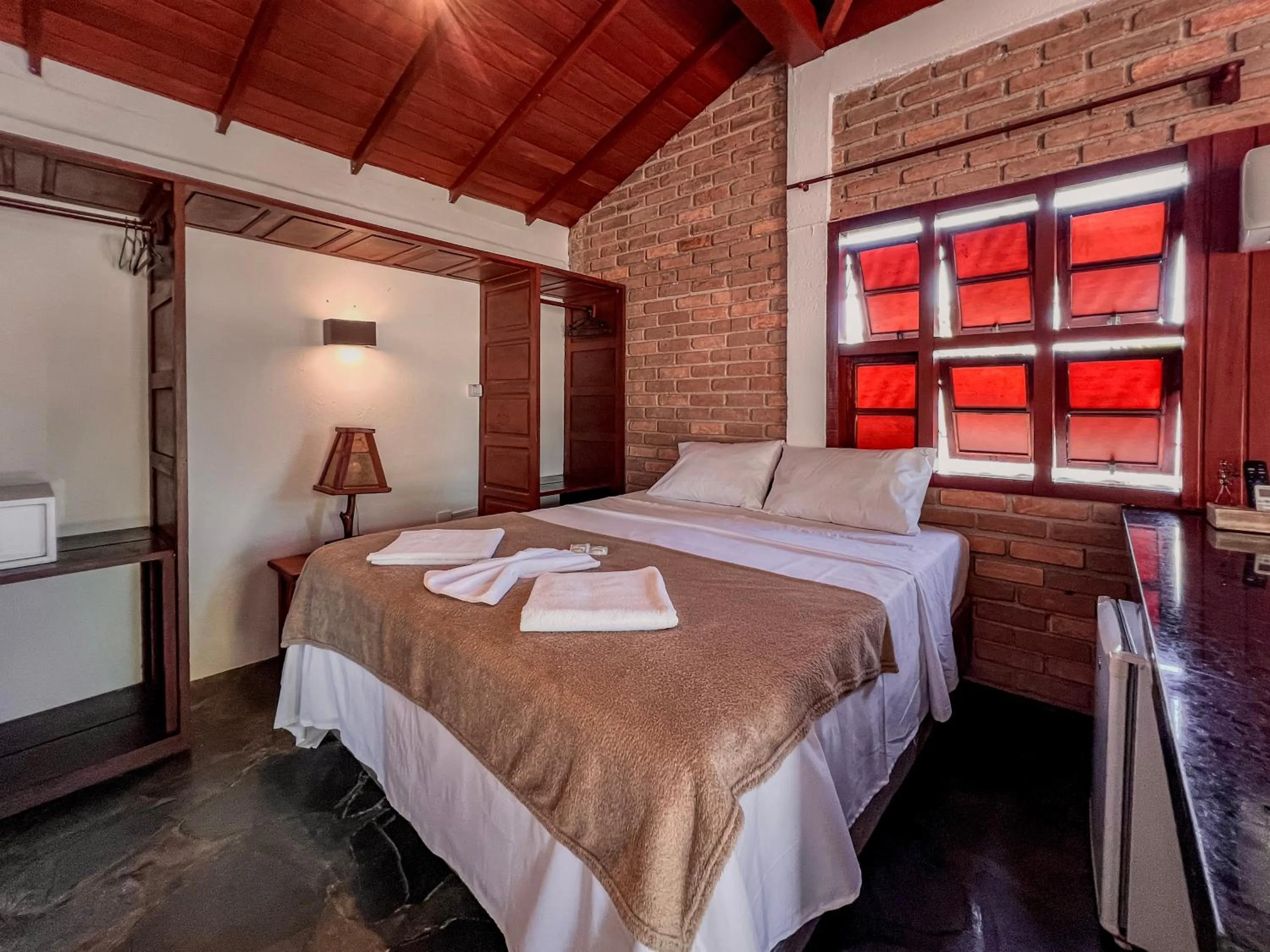 Bed in Pousada Arraial Candeia