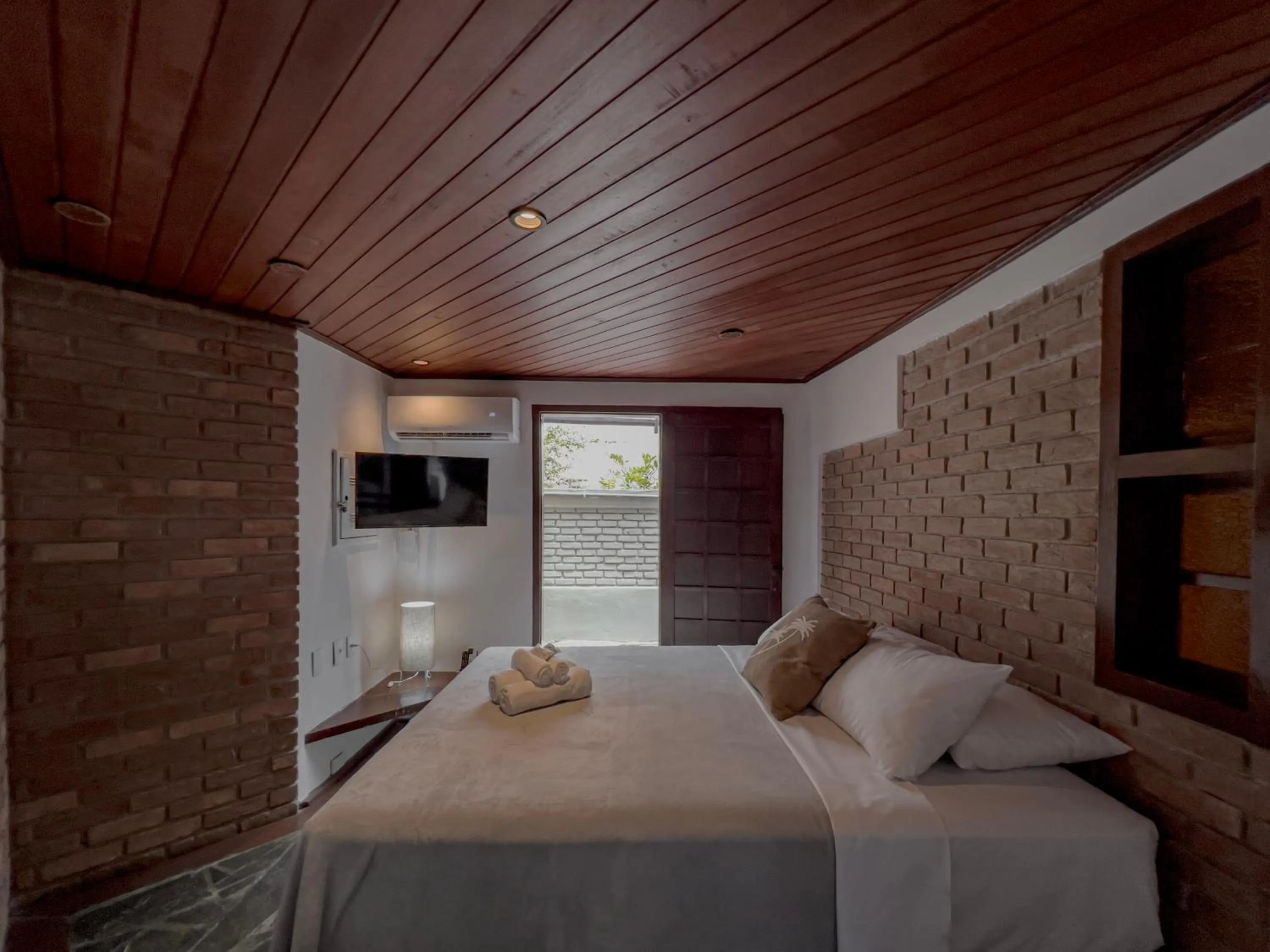 Bed in Pousada Arraial Candeia