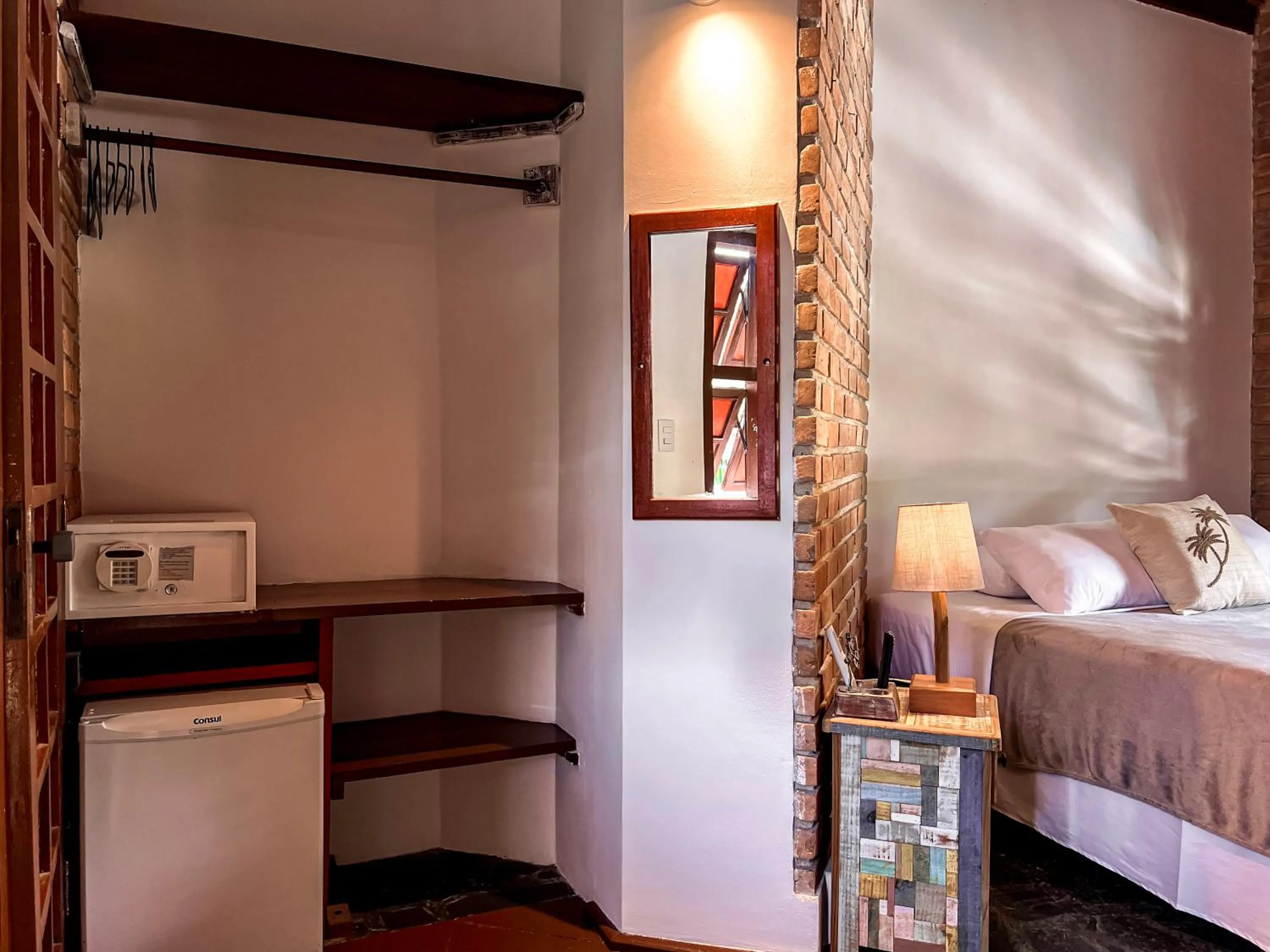 Bed in Pousada Arraial Candeia