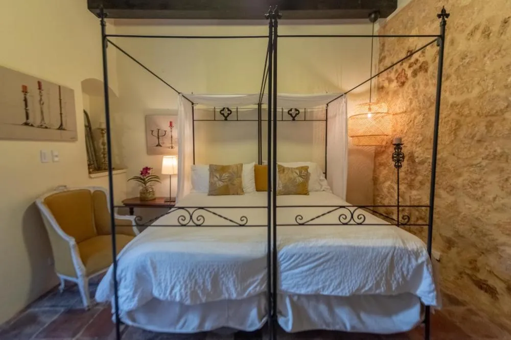Bed in El Beaterio Casa Museo