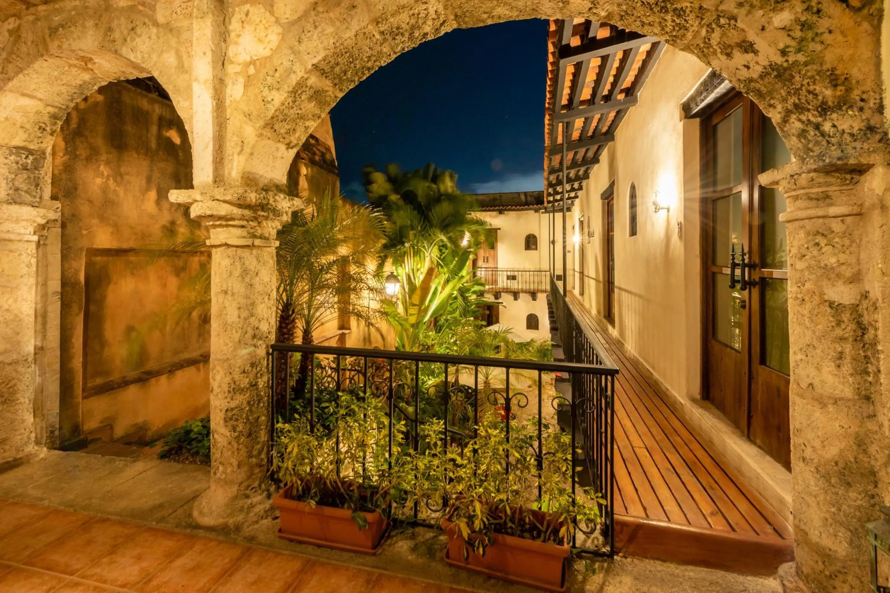 Patio in El Beaterio Casa Museo